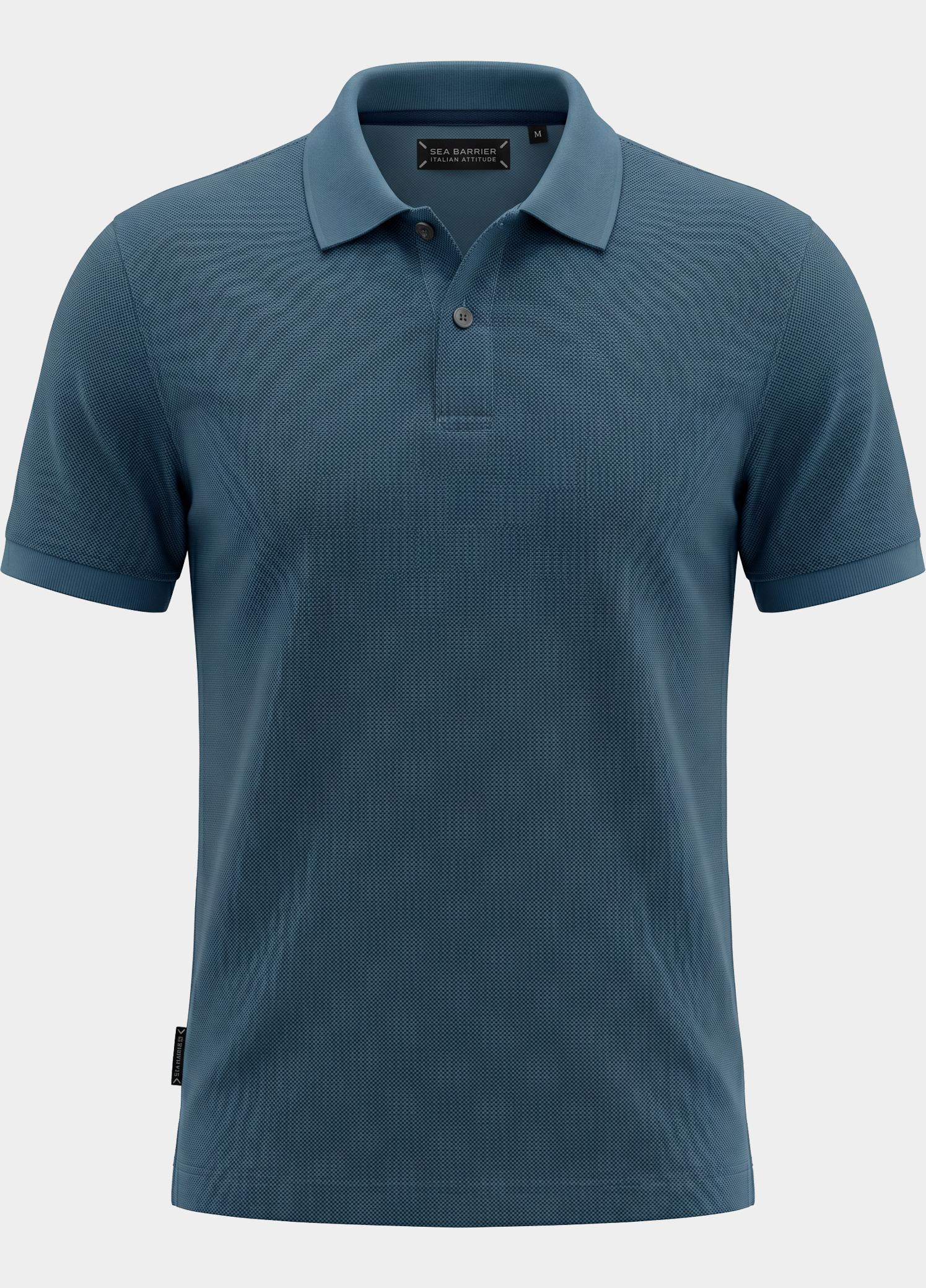 Sea Barrier Polo heren Blauw Echo F0001399.8206/0203
