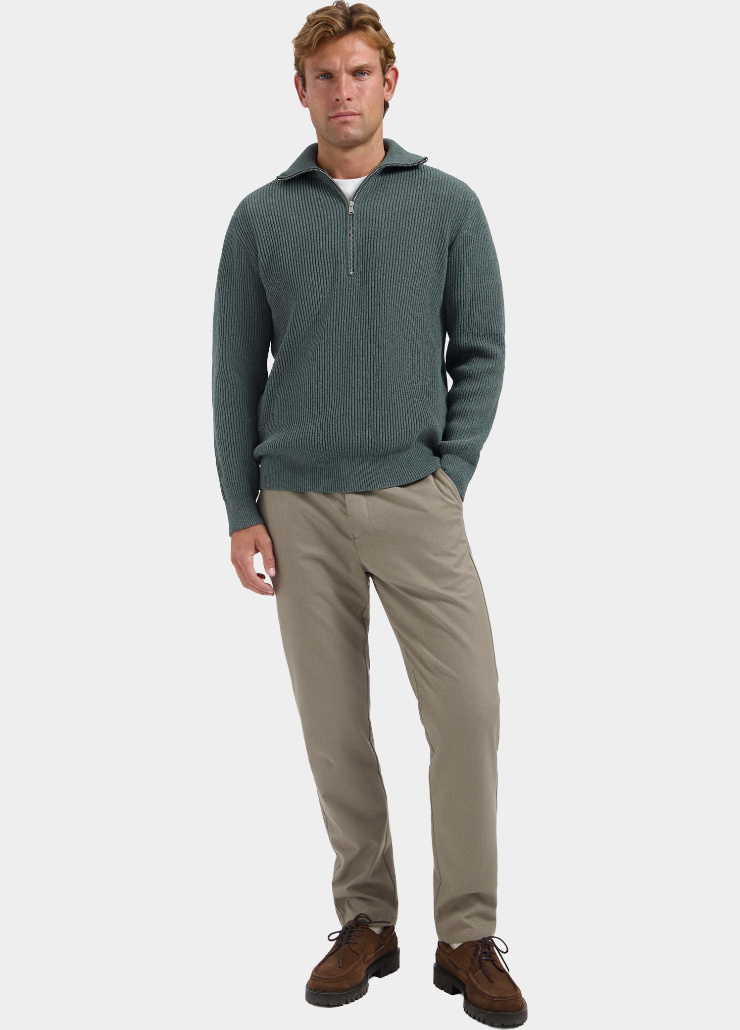 Dstrezzed Half Zip Groen Josiah Skipper 406822/569