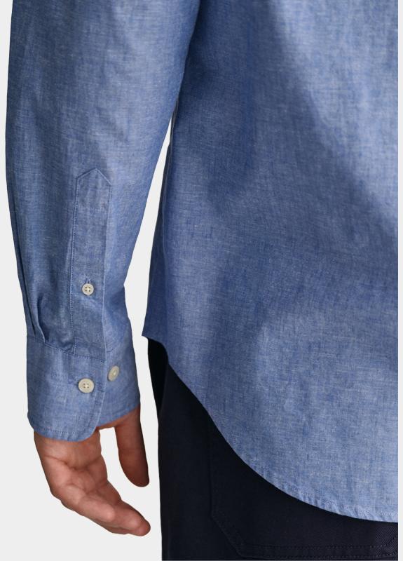 Gant Overhemd heren Blauw Regular Fit overhemd van kato 3240100/407