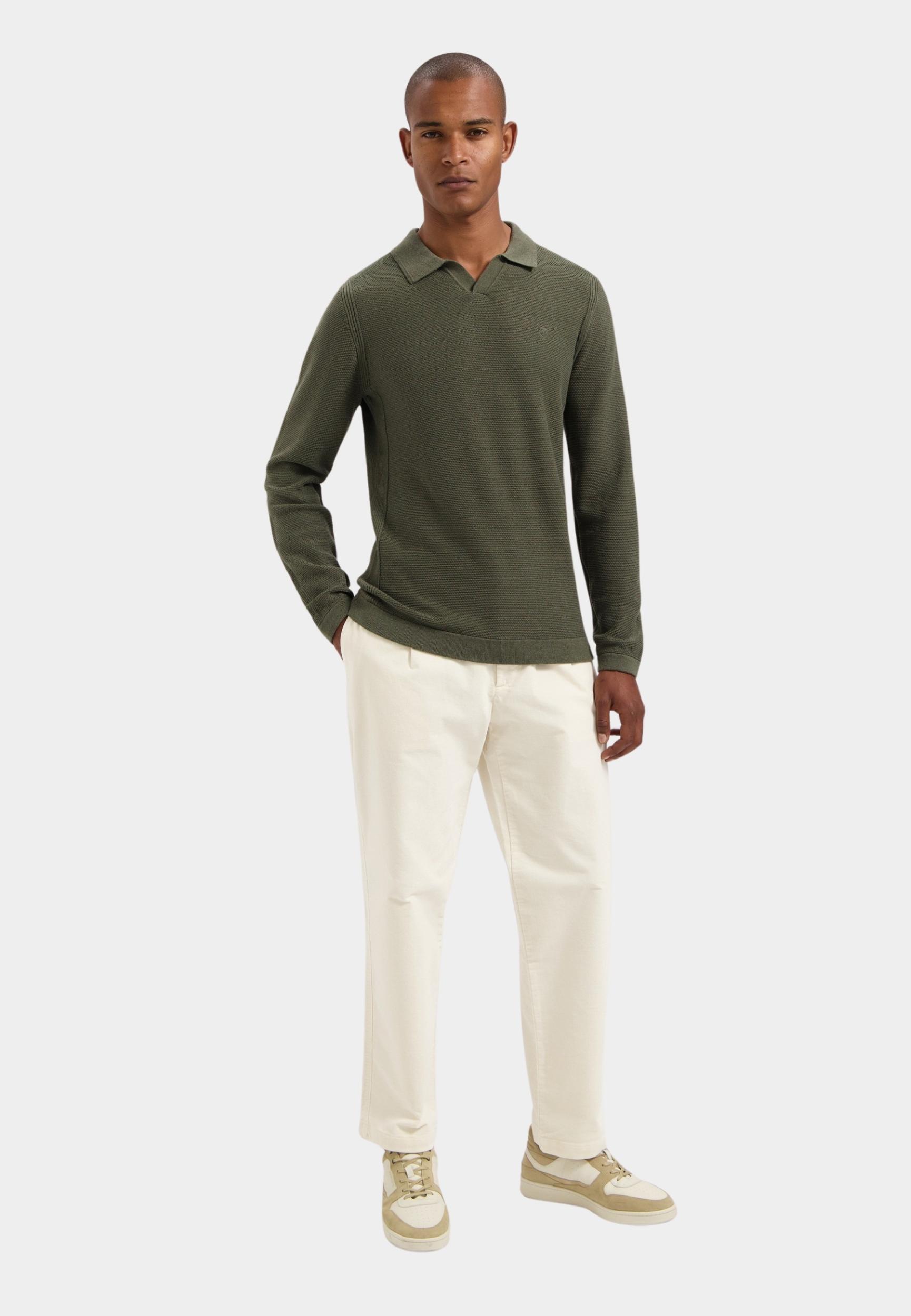 Dstrezzed Polo lange mouw Groen Mercury Polo 405578-AW24/557