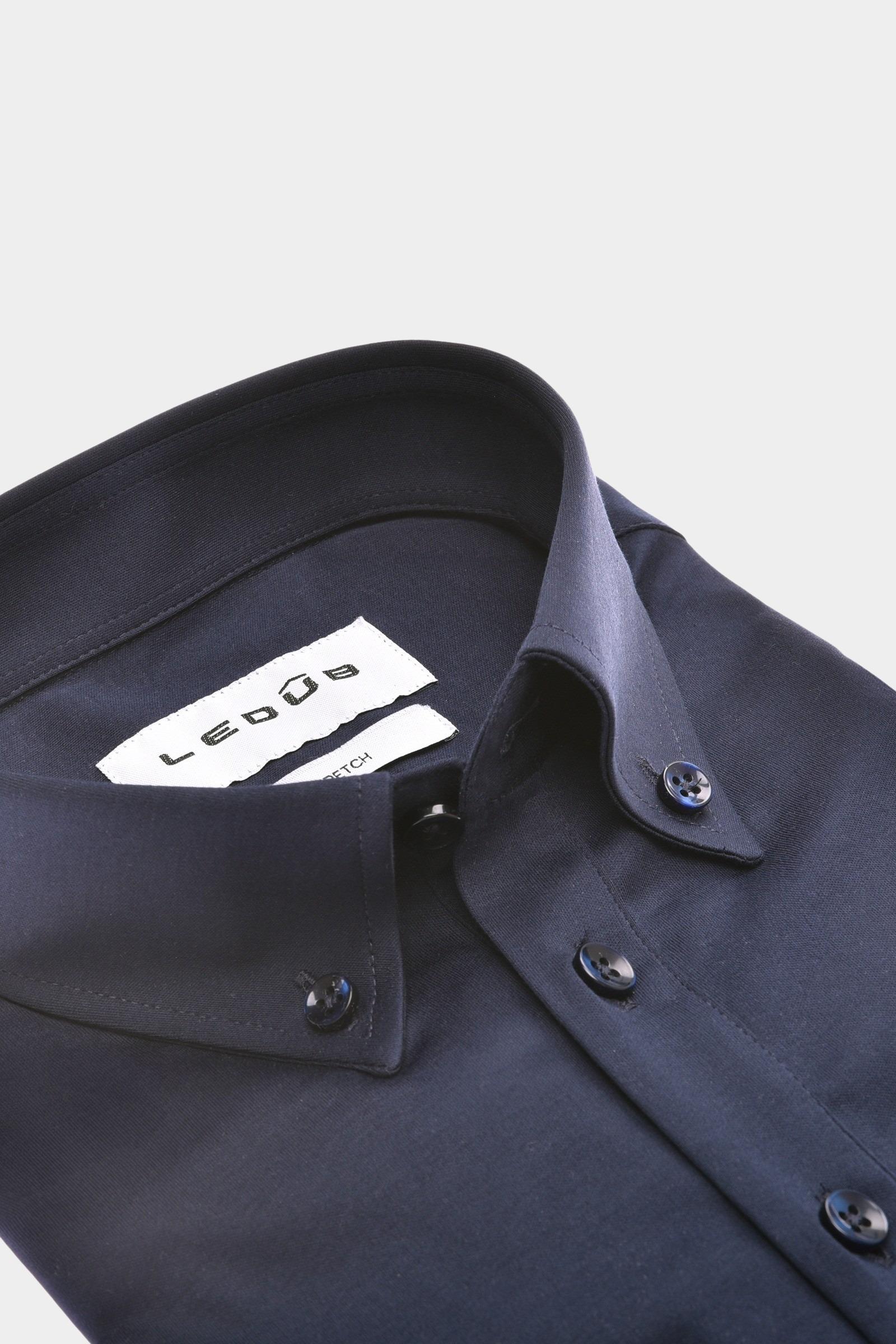 Ledub Polo extra lange mouw Blauw SFP7 0143233/180-000-000