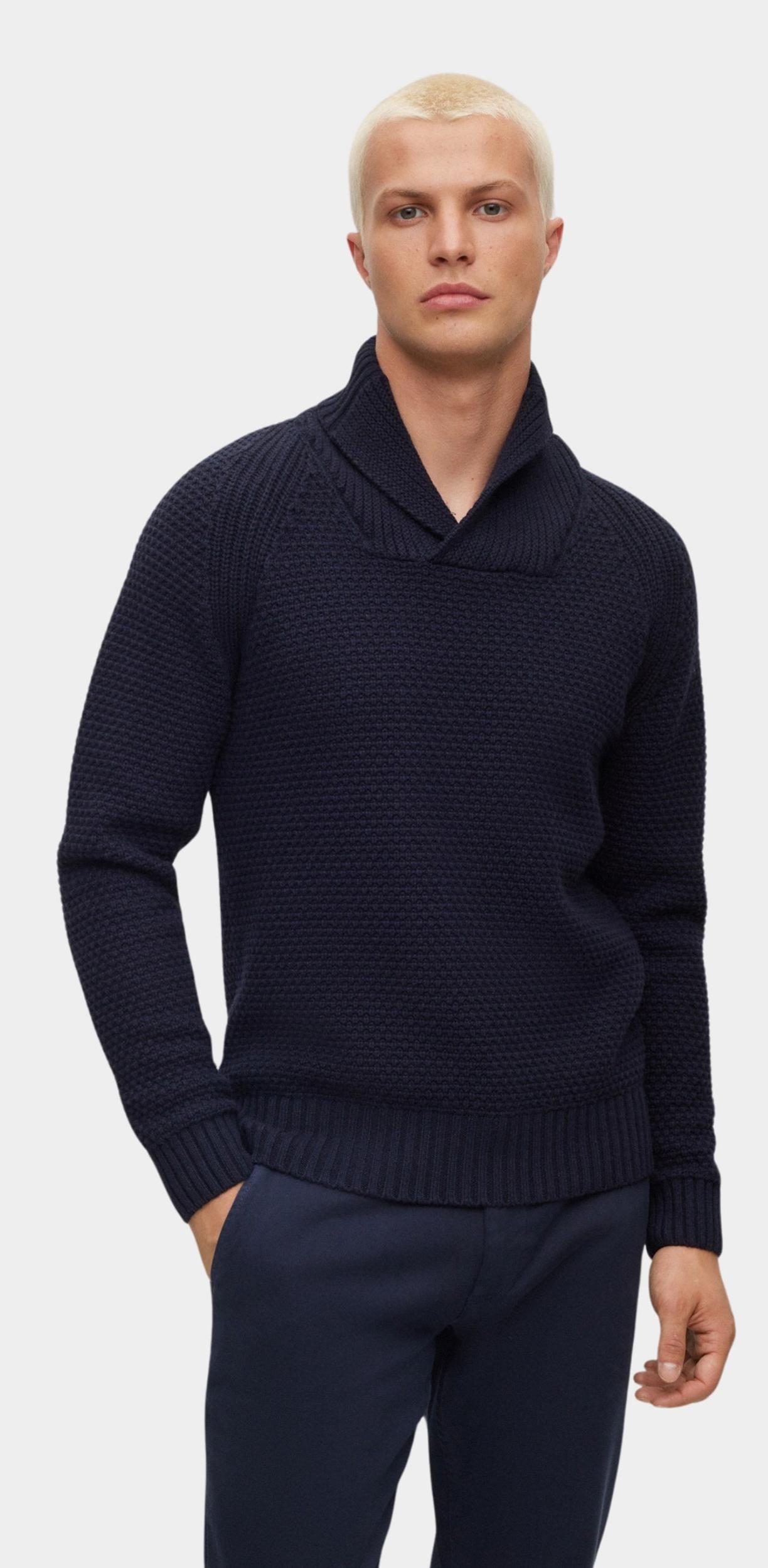 BOSS Orange Pullover Blauw Amado 10252317 01 50498944/404