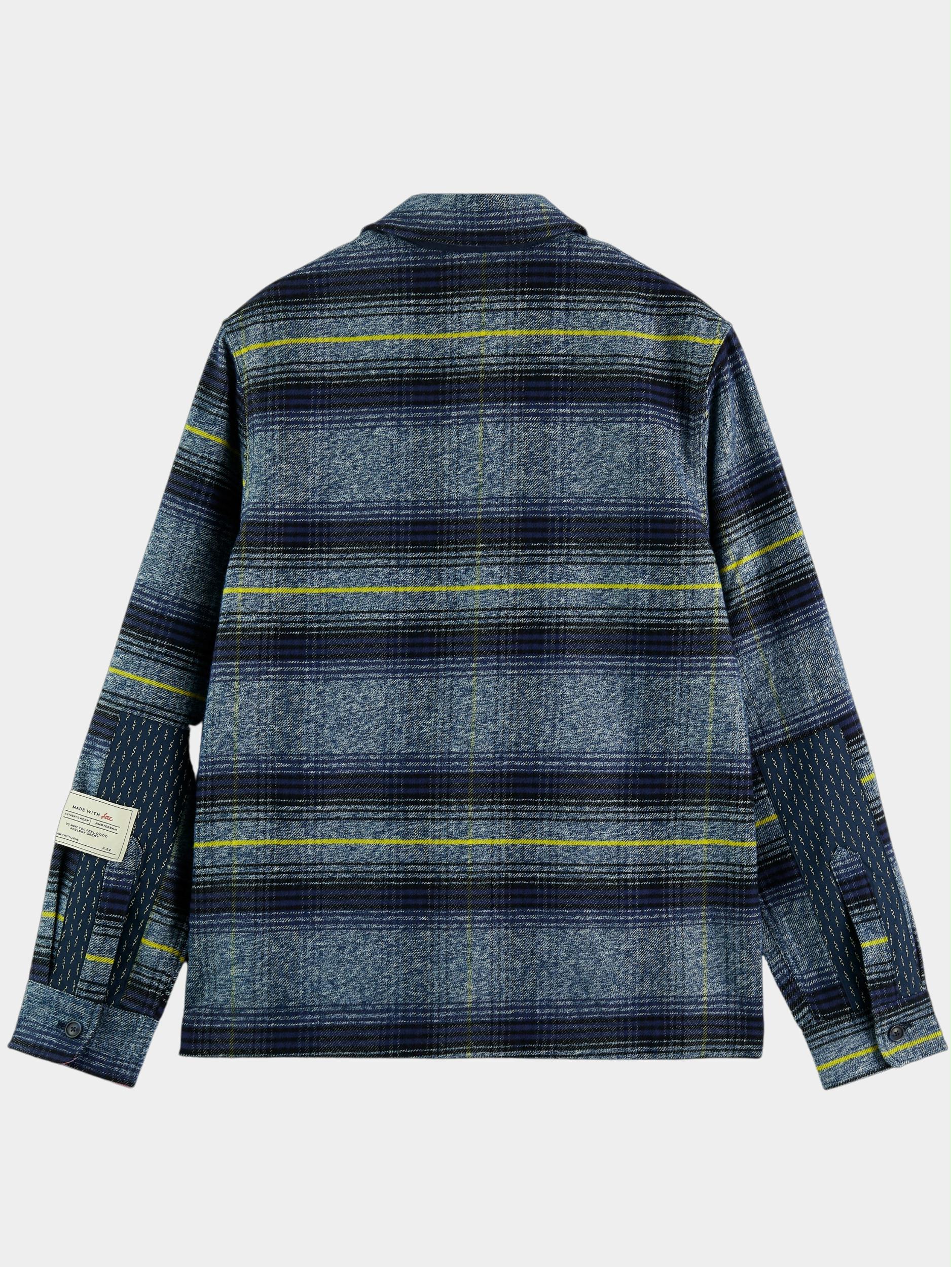 Scotch & Soda Zomerjack Multi Checked shirt jacket 167204/0218