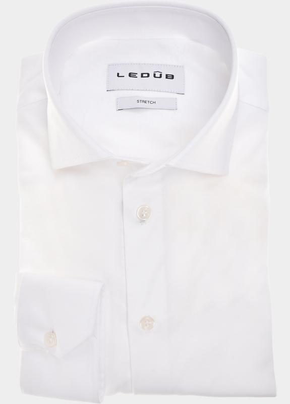 Ledub Business hemd lange mouw Wit  0702128/910-000-000