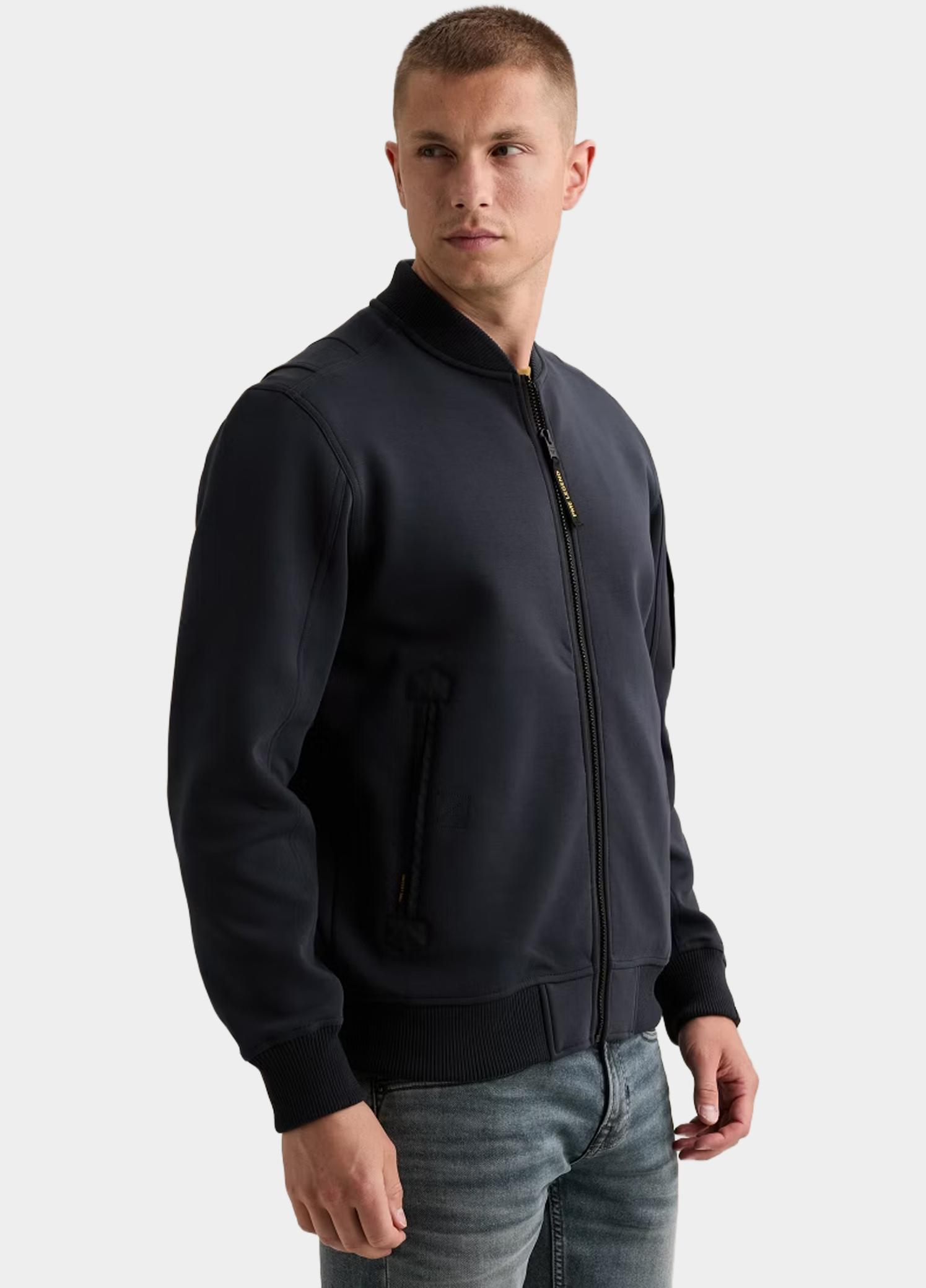 PME Legend sweatvest heren Blauw Zip jacket interlock sweat ny PSW2608484/5281