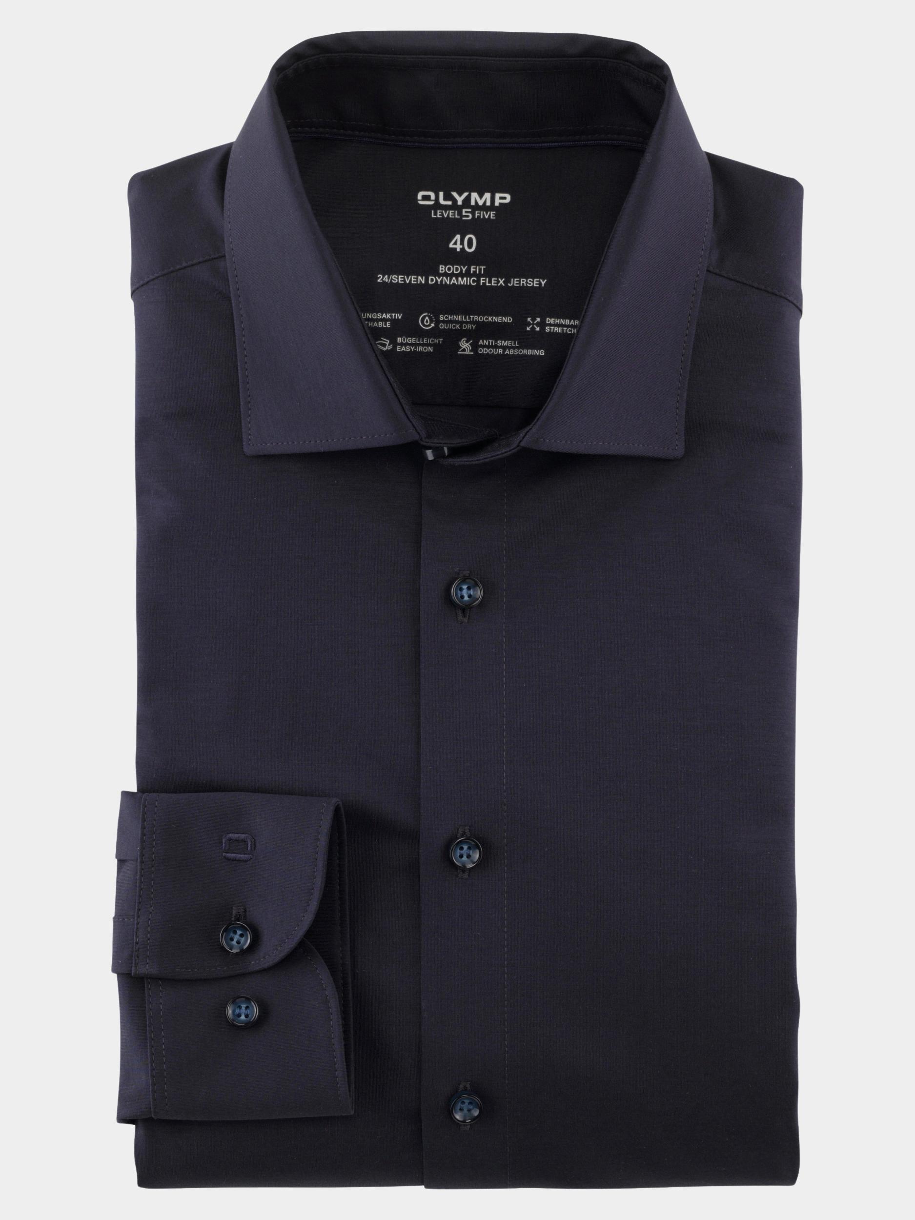 Olymp Business hemd lange mouw Blauw 2008/69 Hemden 200869/18
