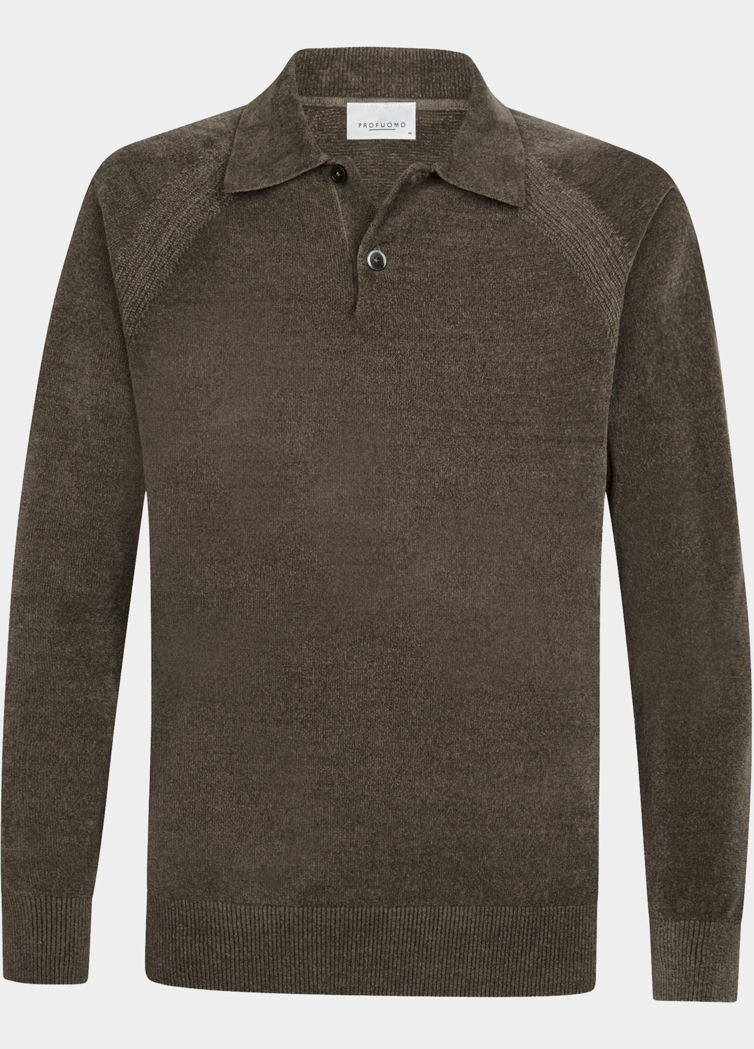 Profuomo Pullover heren Bruin  PPXJ30036/C