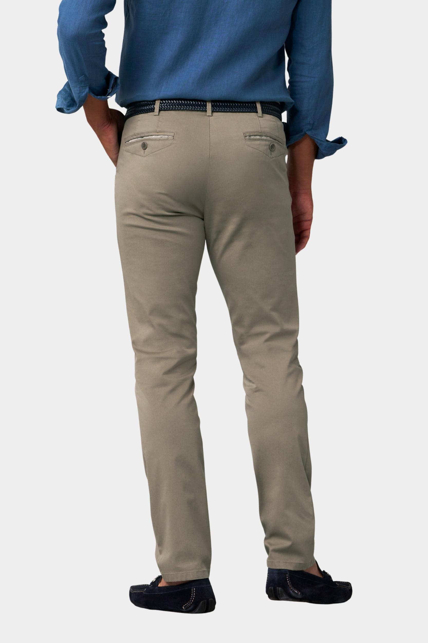 Meyer Katoenen Broek Bruin CHICAGO Art.1-5060 3321506000/35