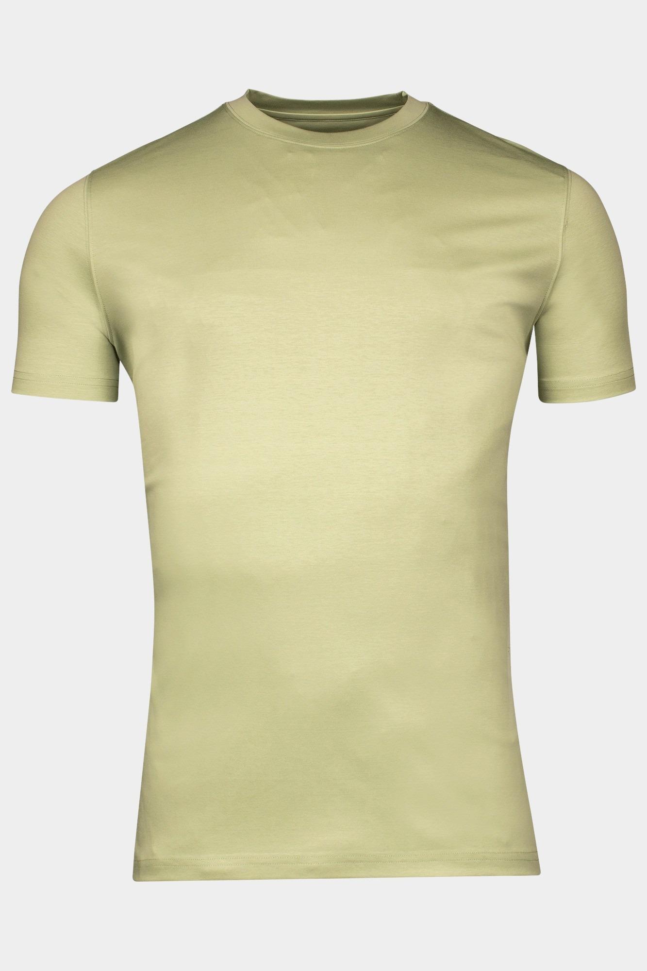 Giordano T-shirt korte mouw Groen Luca short sleeve tee Liquid 515078/71