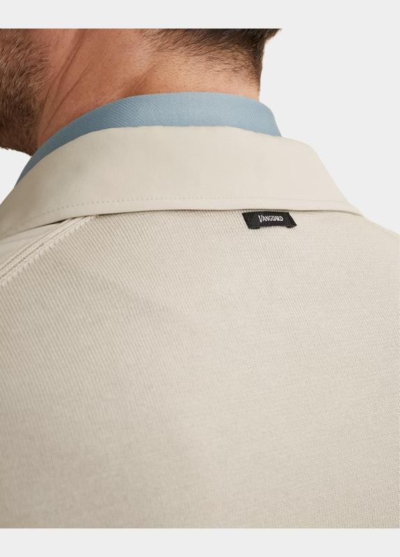 Vanguard Vest Beige Button jacket cotton modal VKC2602356/9017