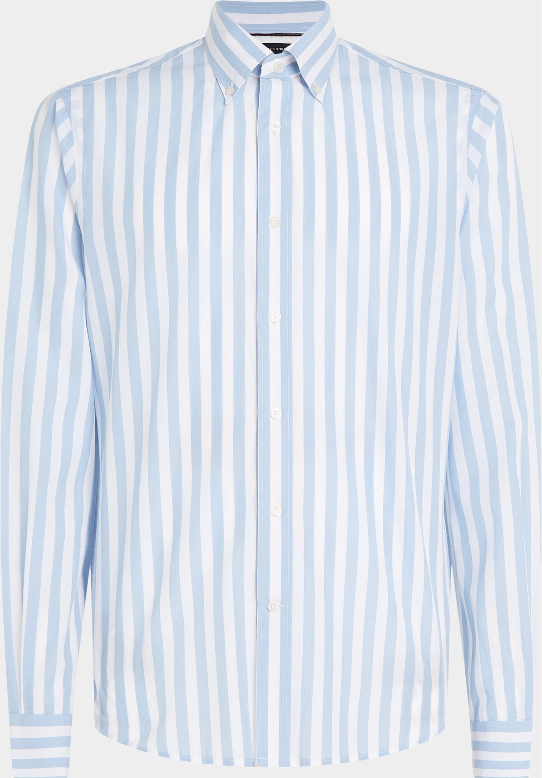 Tommy Hilfiger Casual hemd lange mouw Blauw DC Silky Bold Stripe MW0MW31908/0A4
