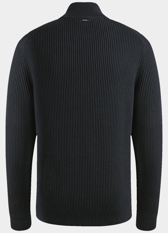 Vanguard Half Zip Blauw Half zip collar cotton blend VKW2509328/5073