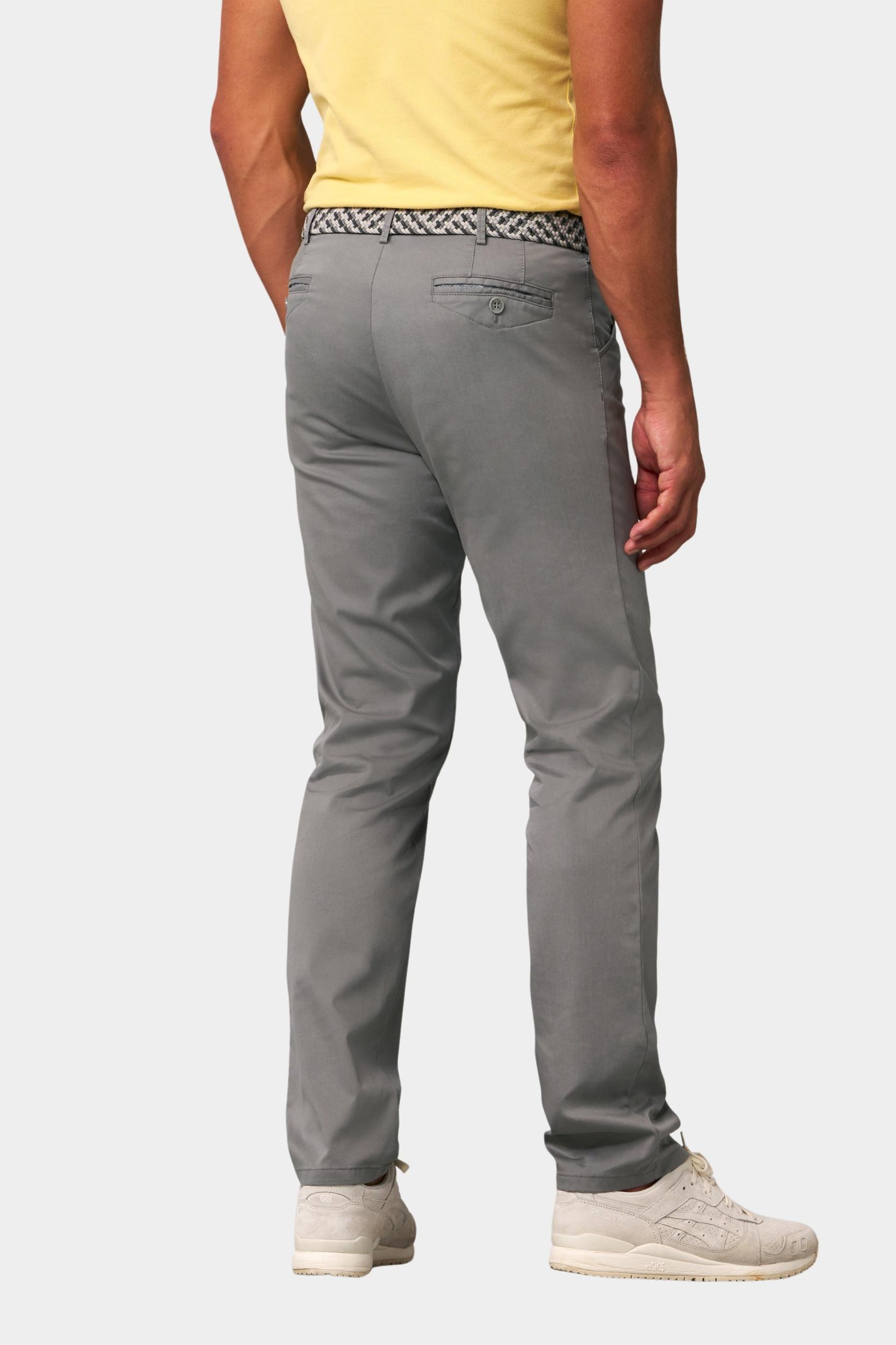Meyer Katoenen Broek Grijs CHICAGO Art.1-5060 3321506000/06