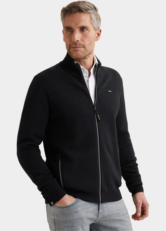 Vanguard Vest Blauw Zip jacket cotton modal bonde VKC2602354/5073