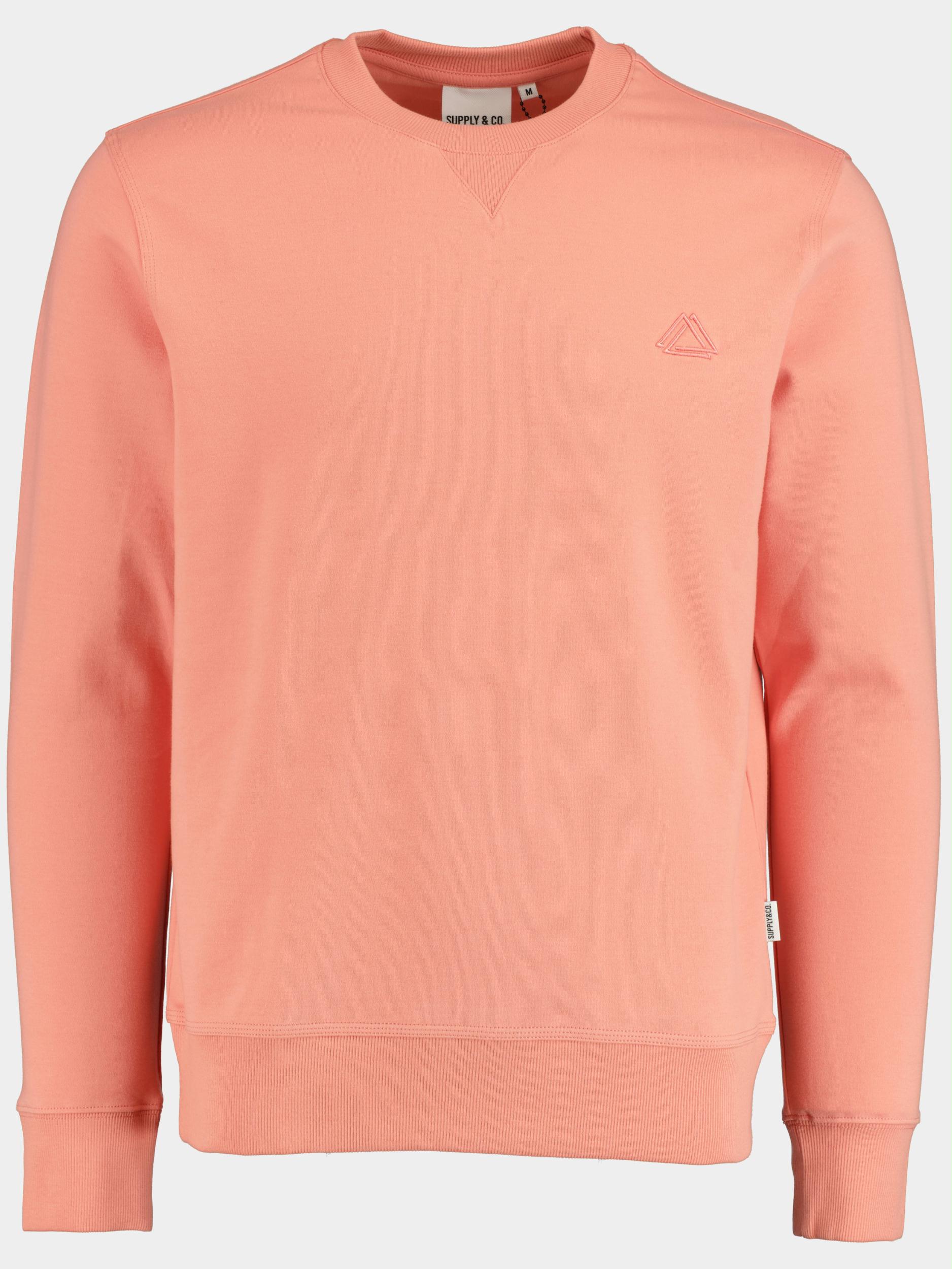 Supply & Co. Sweater Roze Boas Basic Sweat Rn 22112BO04/750 flamingo
