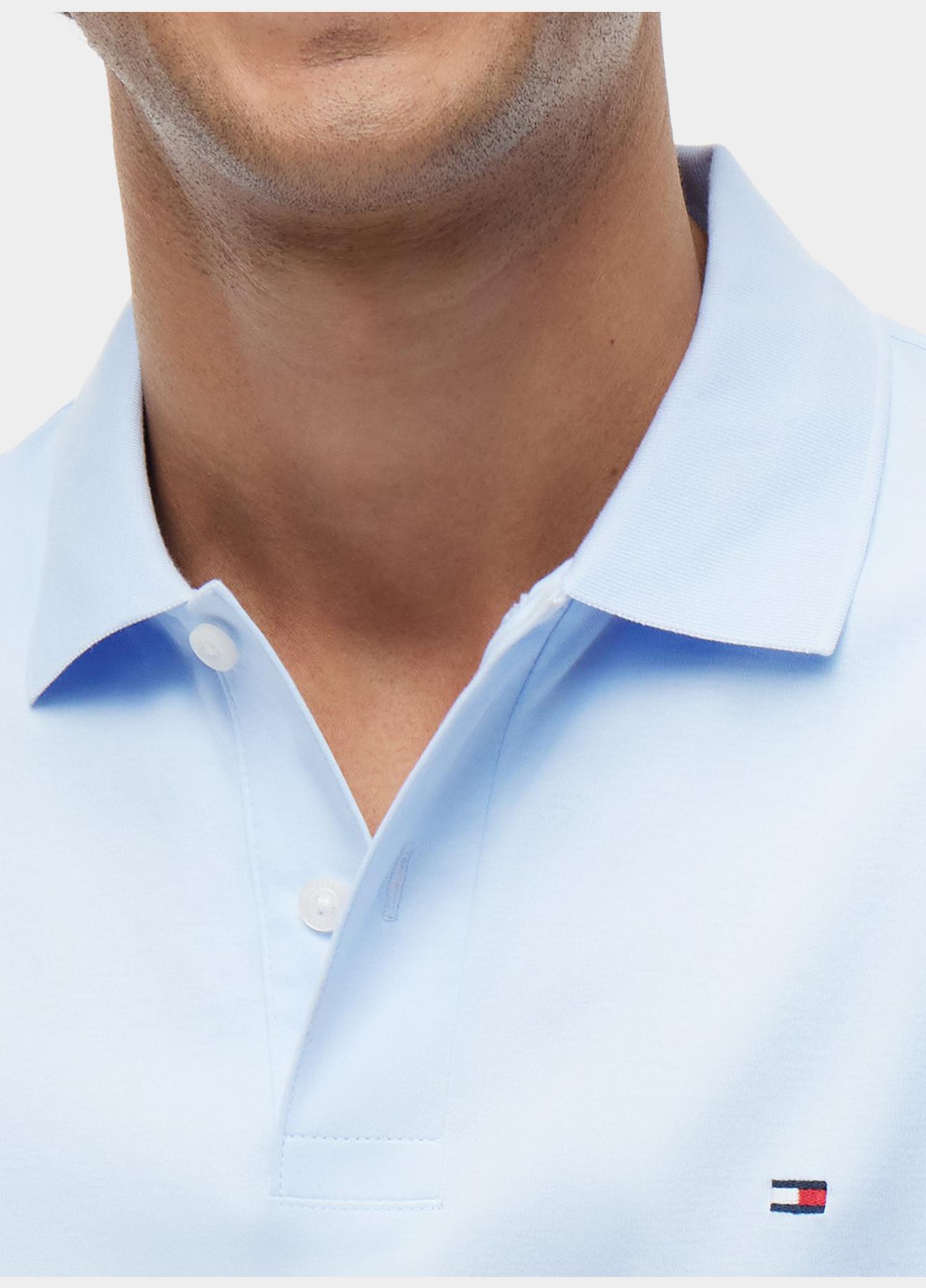 Tommy Hilfiger Polo heren Blauw LIQUID COTTON REG SEASONAL PO MW0MW39994/C3Q