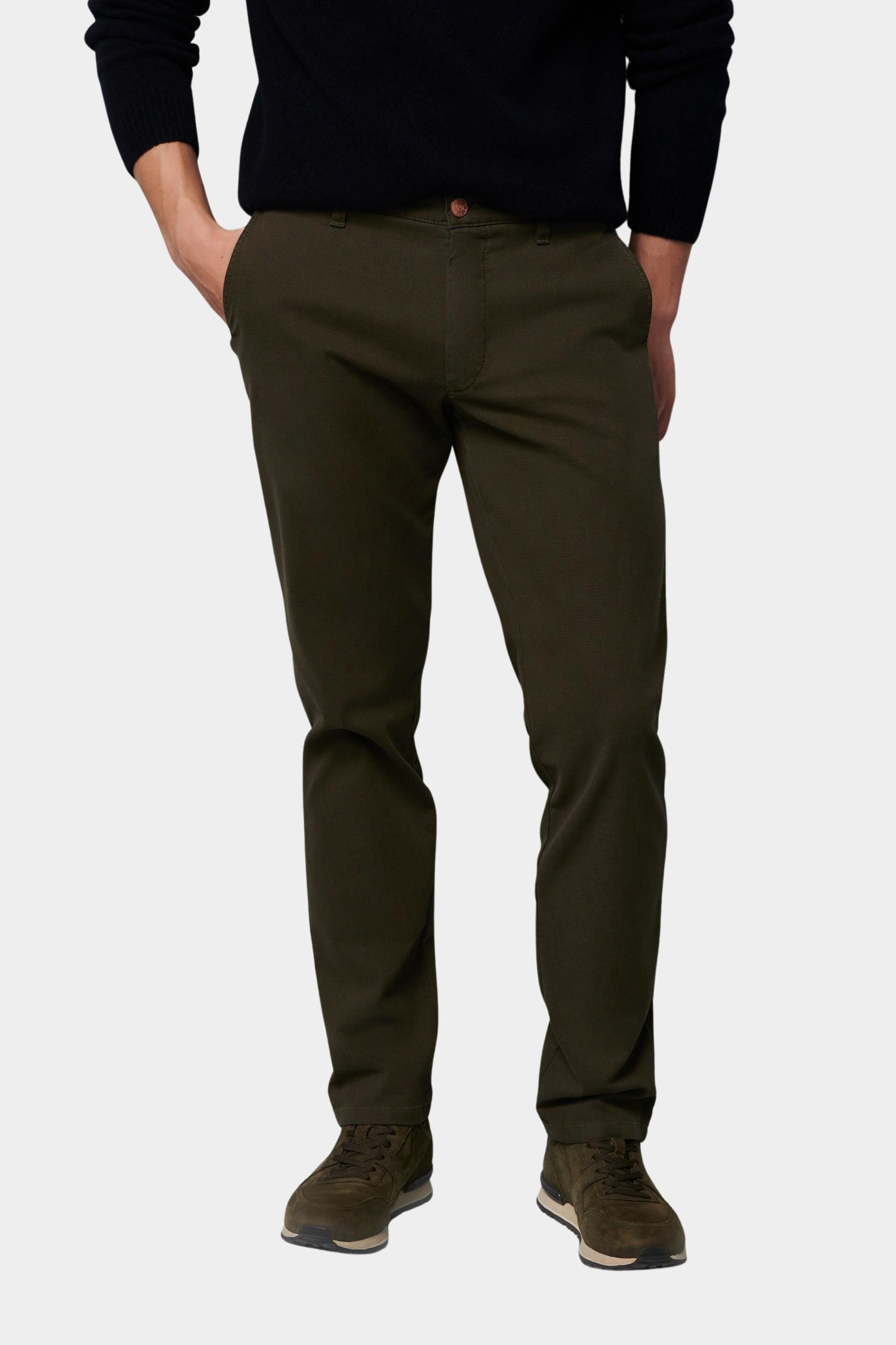 Meyer Katoenen Broek Groen CHINO Art.2-6171 3642617100/27