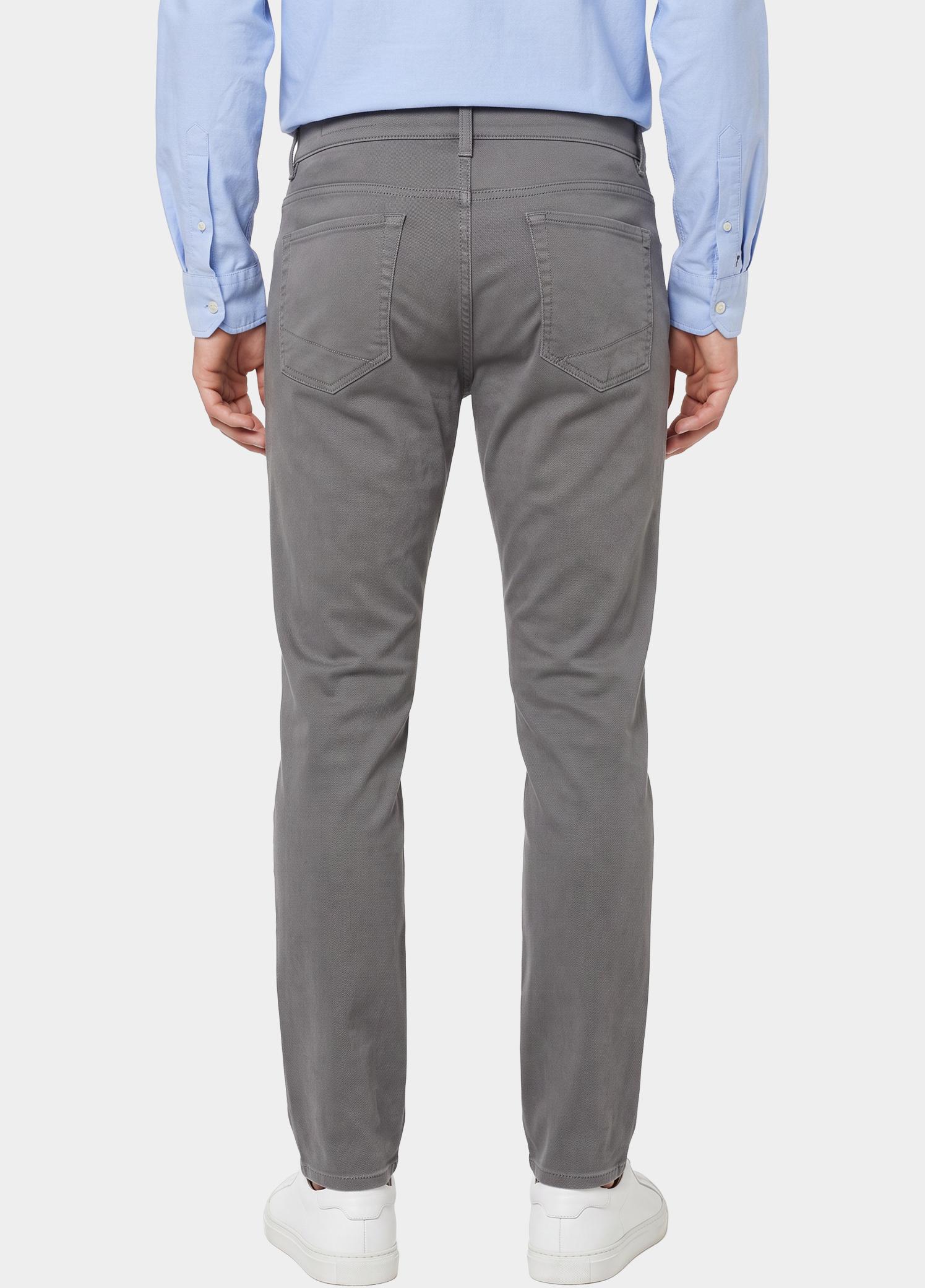 Brax Katoenen 5-Pocket Grijs STYLE.CHUCK 07-3103 07863020/05