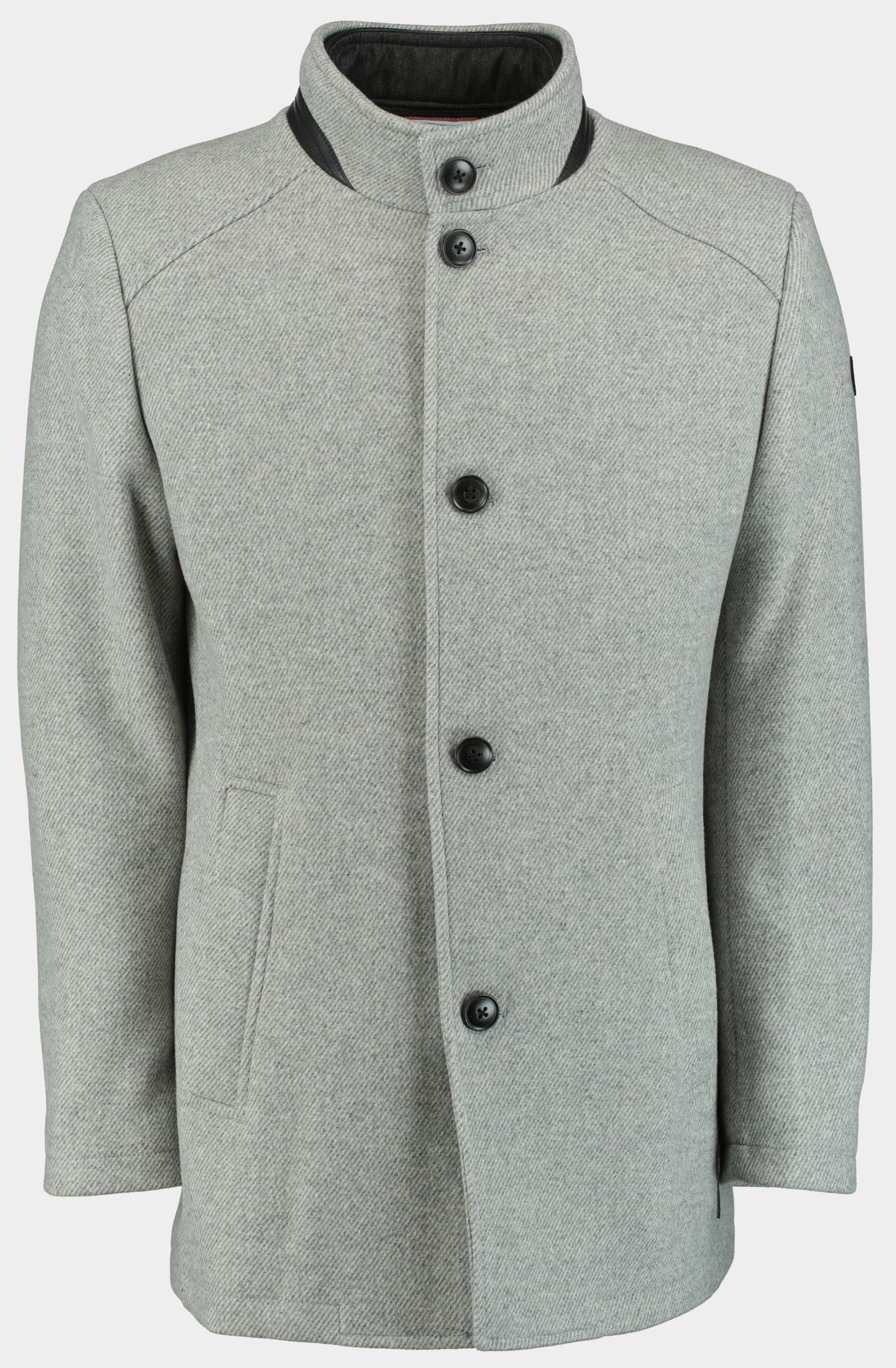 Donders 1860 Wollen Jack Grijs Wooddown Wool Coat 21807.3/911