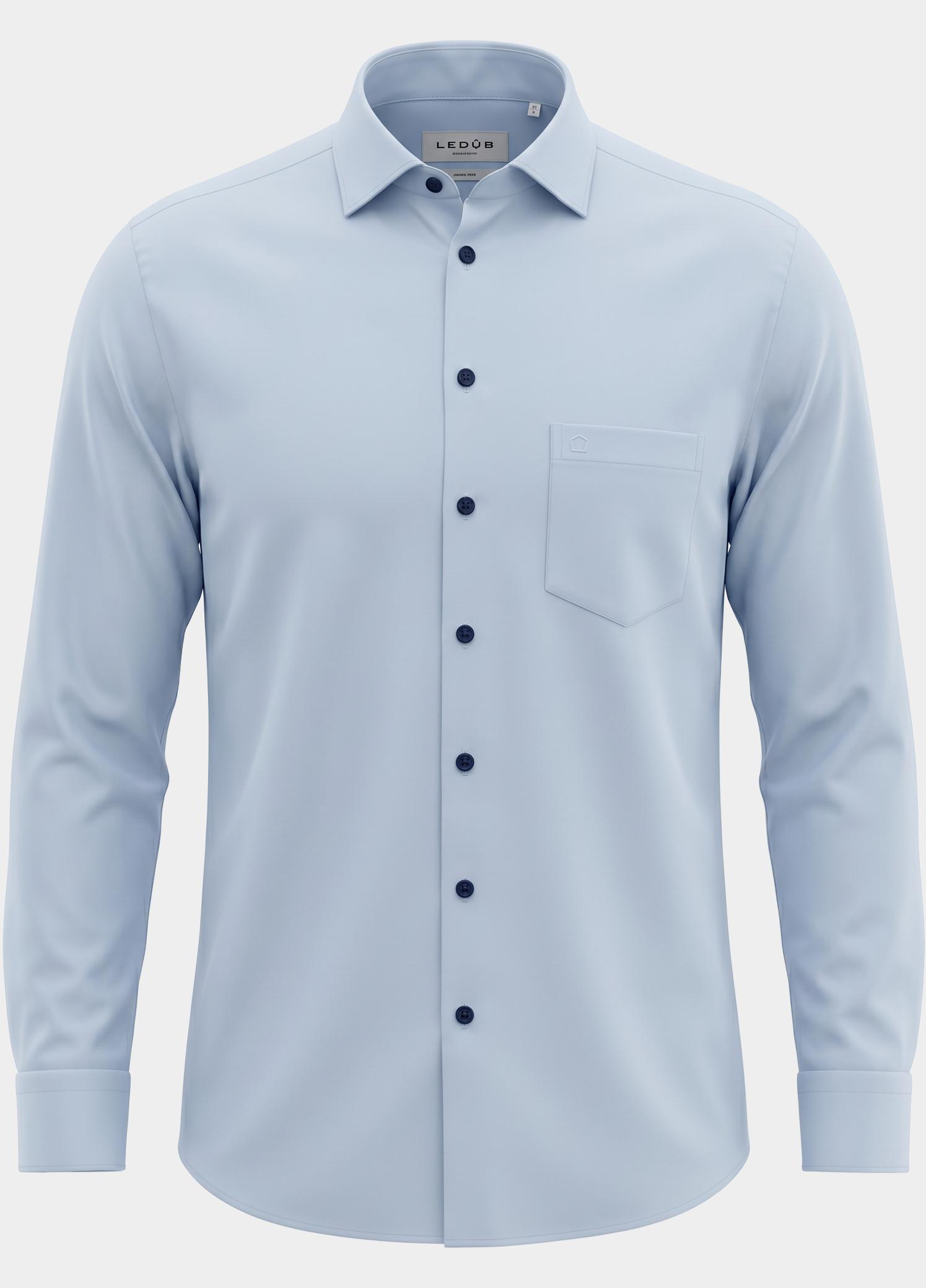 Ledub Business hemd lange mouw Blauw LE24239/64 MFN 5 0323509/120-170-650
