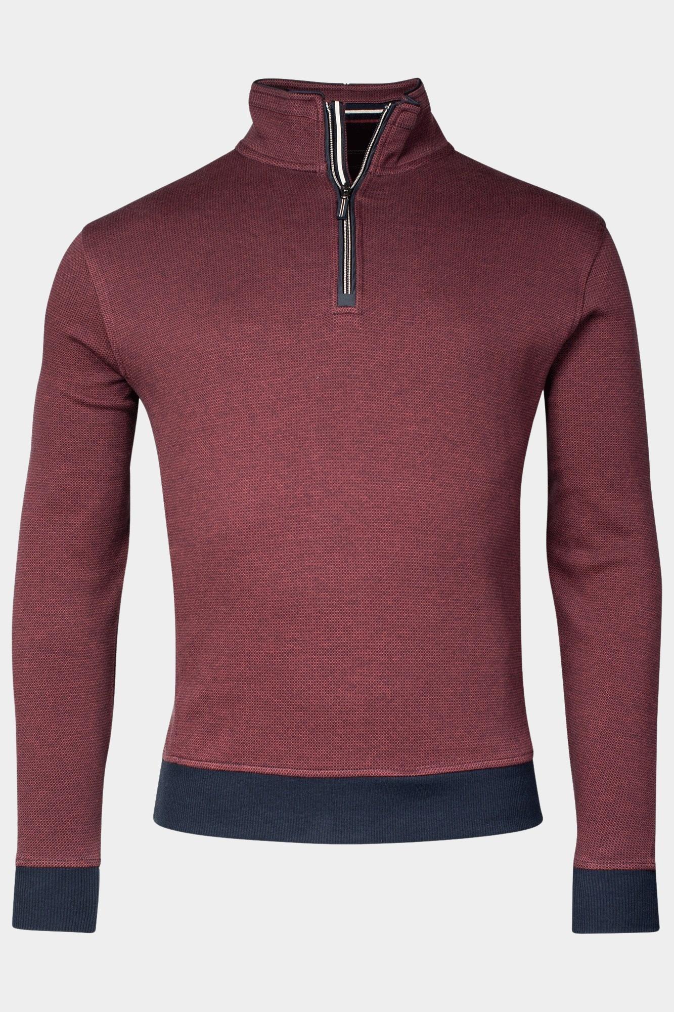 Baileys Half Zip Rood Sweatshirt 1/2 Zip  2-tone al 323191/38