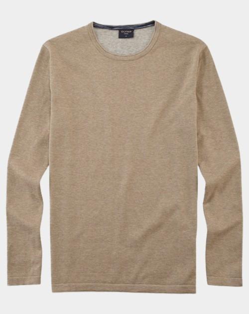 Olymp Pullover Bruin Rundhals Strick 535585/57