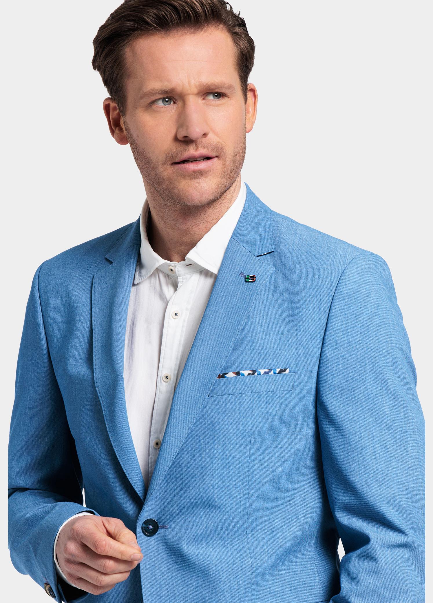 Giordano Colbert Blauw Blazer Robert Stretch Twill 412601/61