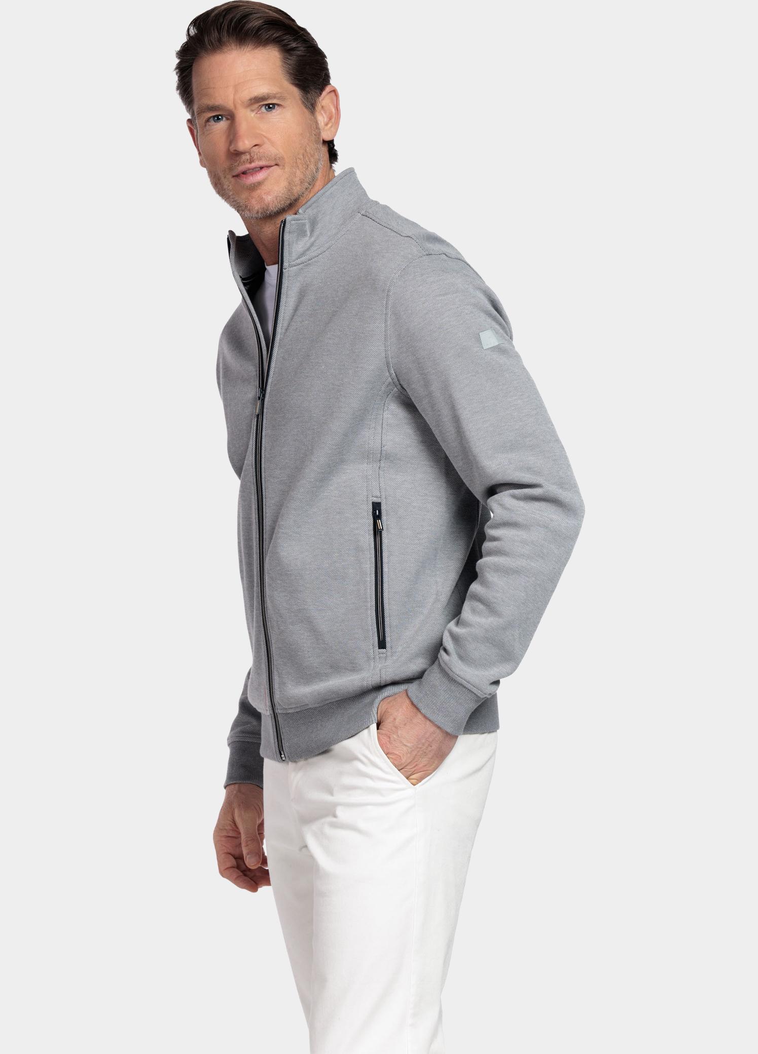 Baileys sweatvest heren Grijs Sweat Cardigan Zip  2-tone 612246/93