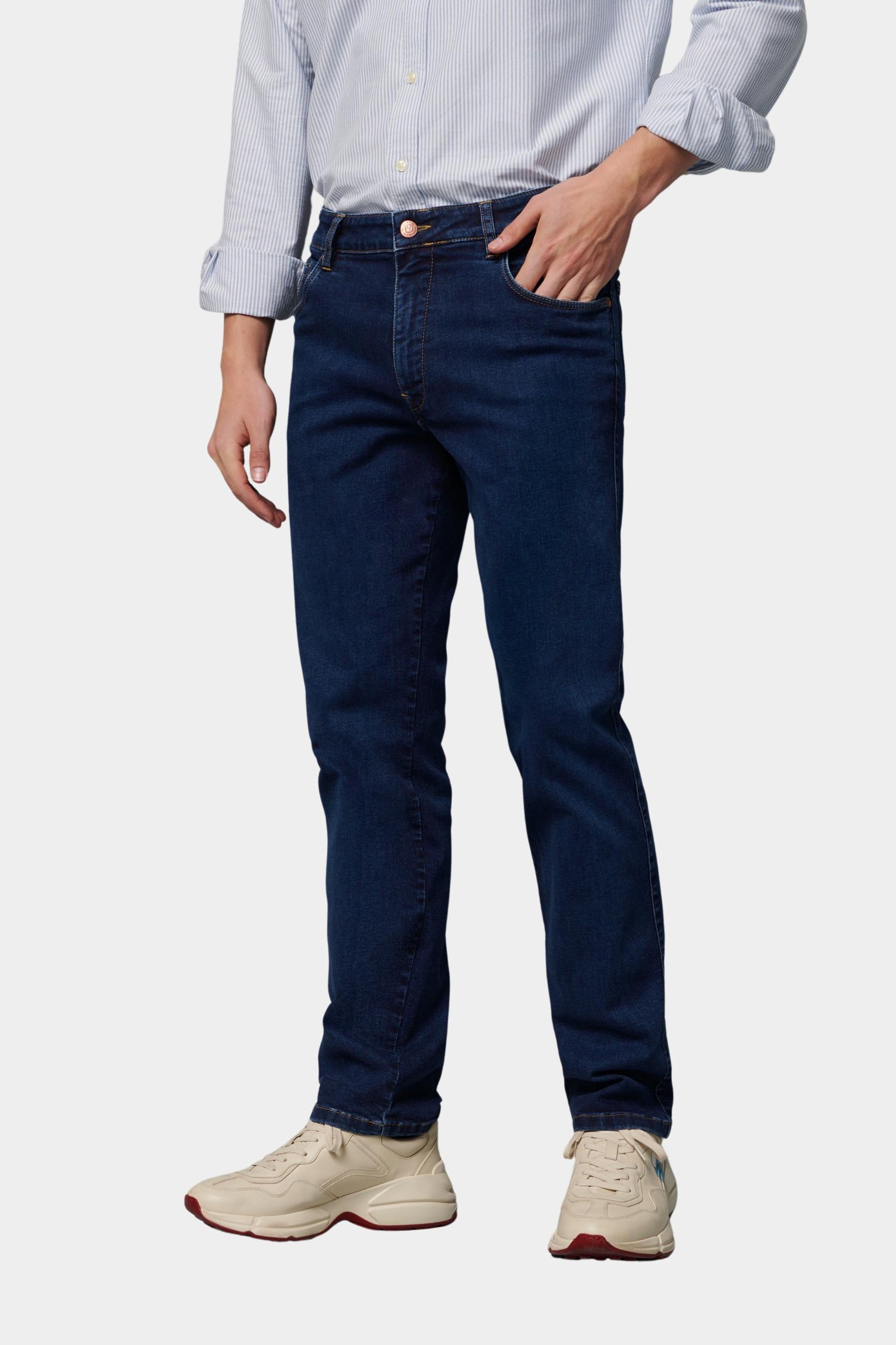 Meyer Flatfront Jeans Blauw REGULAR Art.9-6256 3629625600/17