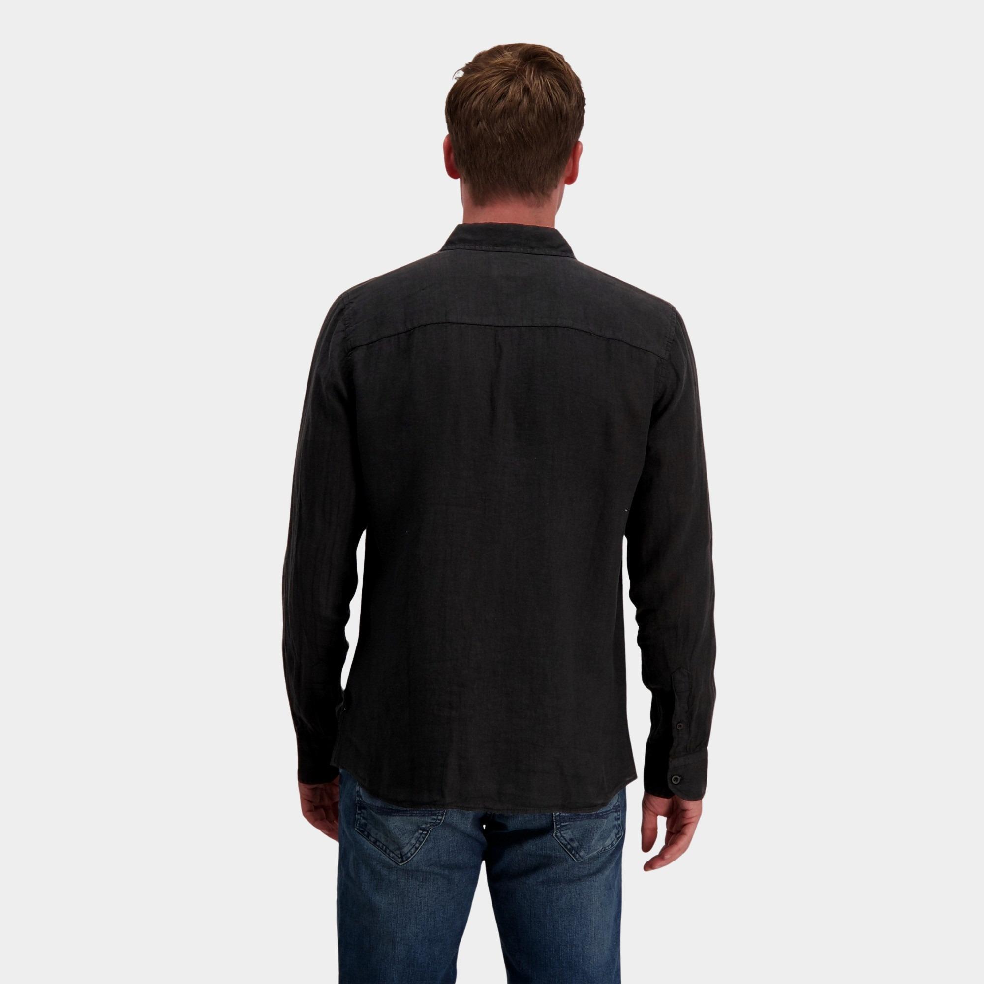 Cars Jeans Casual hemd lange mouw Zwart LIONEL 46849/01