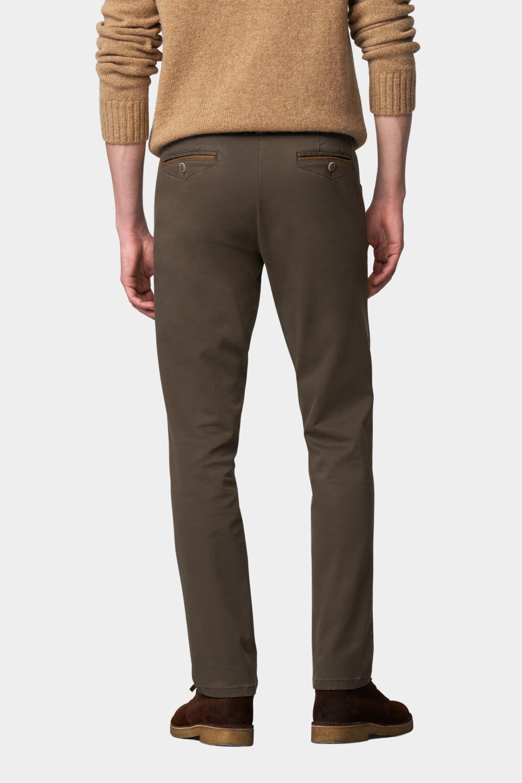 Meyer Katoenen Broek Bruin CHICAGO Art.2-5612 3322561200/35
