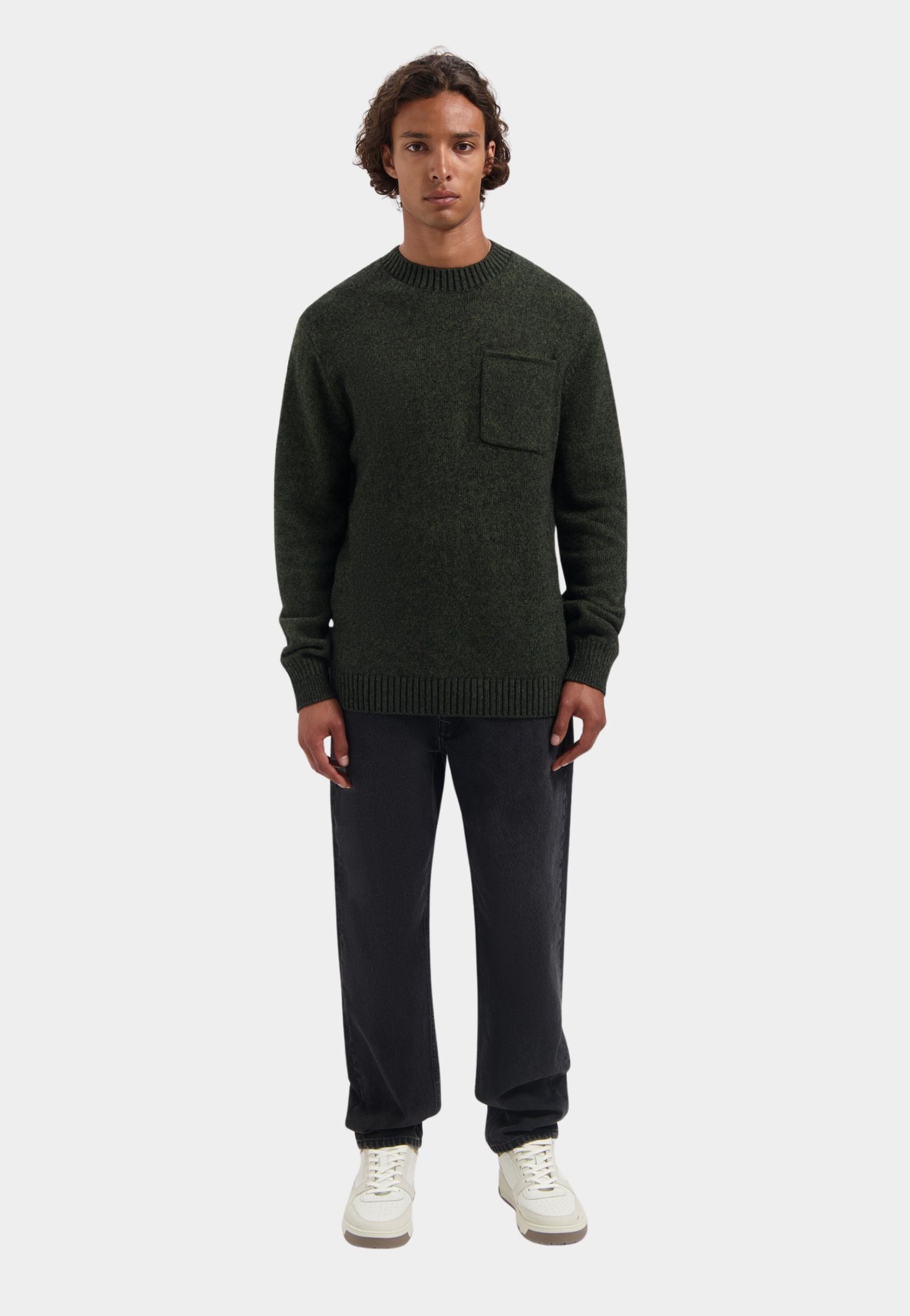 Dstrezzed Pullover Groen DS_Leroi Crewneck 405603/524