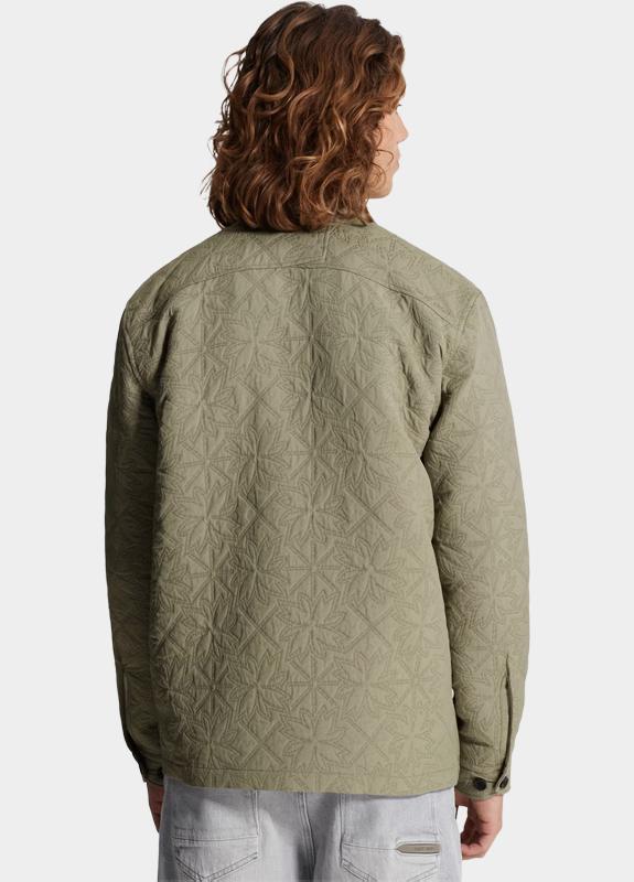 Cast Iron Casual hemd lange mouw Groen LONG SLEEVE SHIRT Tech Jacqua CSI2602214/6478