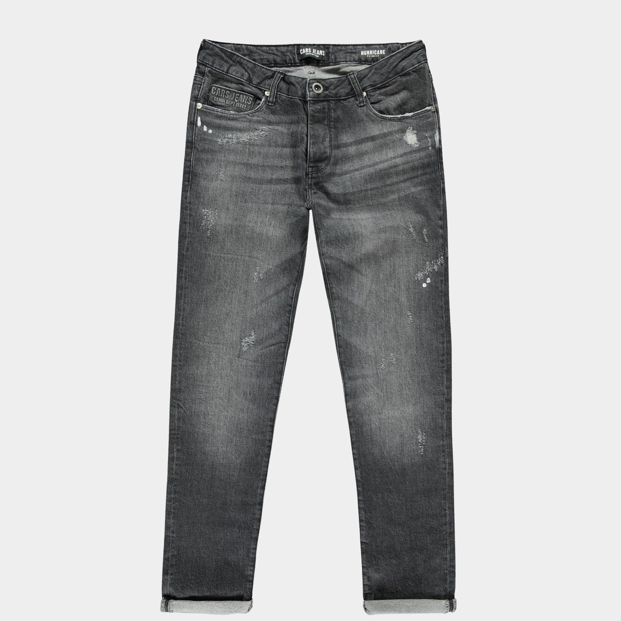 Cars Jeans 5-Pocket Jeans Zwart HURRICANE 74428/41