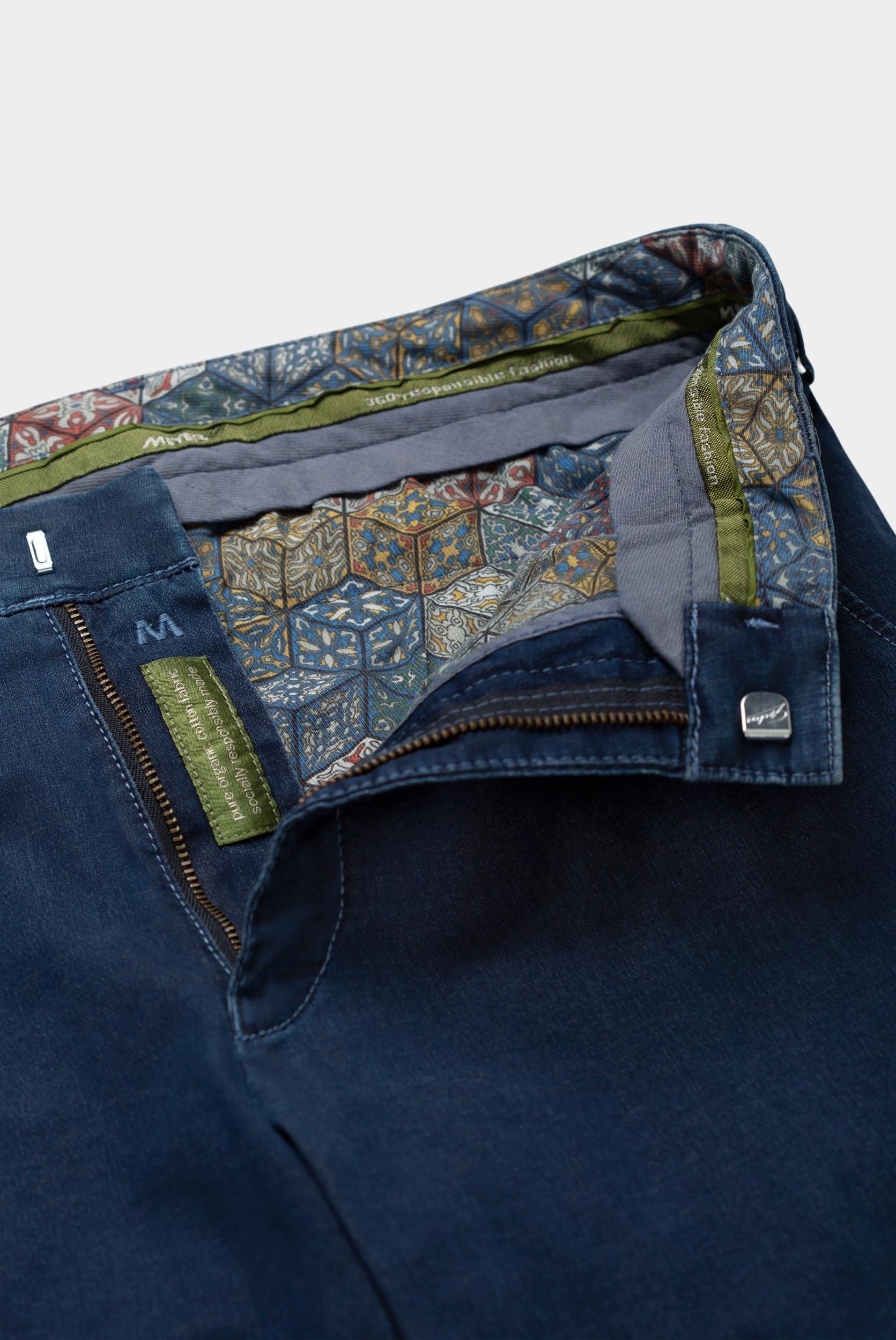 Meyer Flatfront Jeans Blauw BONN Art.1-4108 1021410800/17