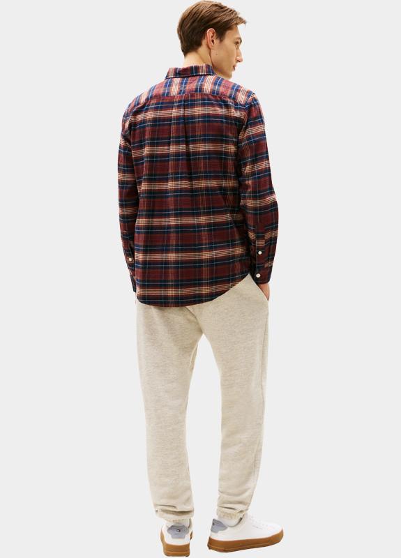 Tommy Hilfiger Casual hemd lange mouw Rood FLANNEL TARTAN POCKET RF SHIR MW0MW40951/0QJ