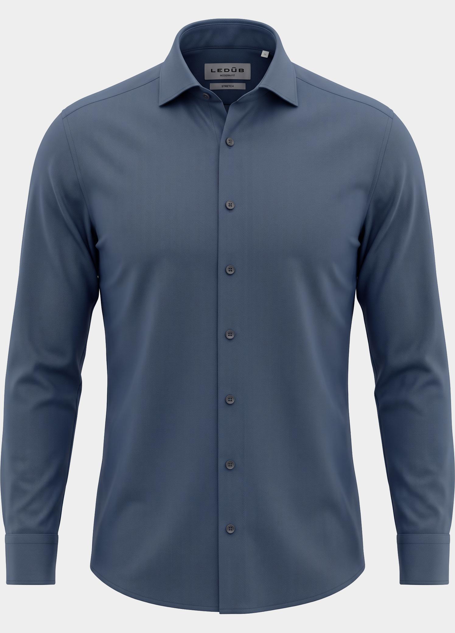 Ledub Zakelijk overhemd heren Blauw MFN5 0325513/150-000-000