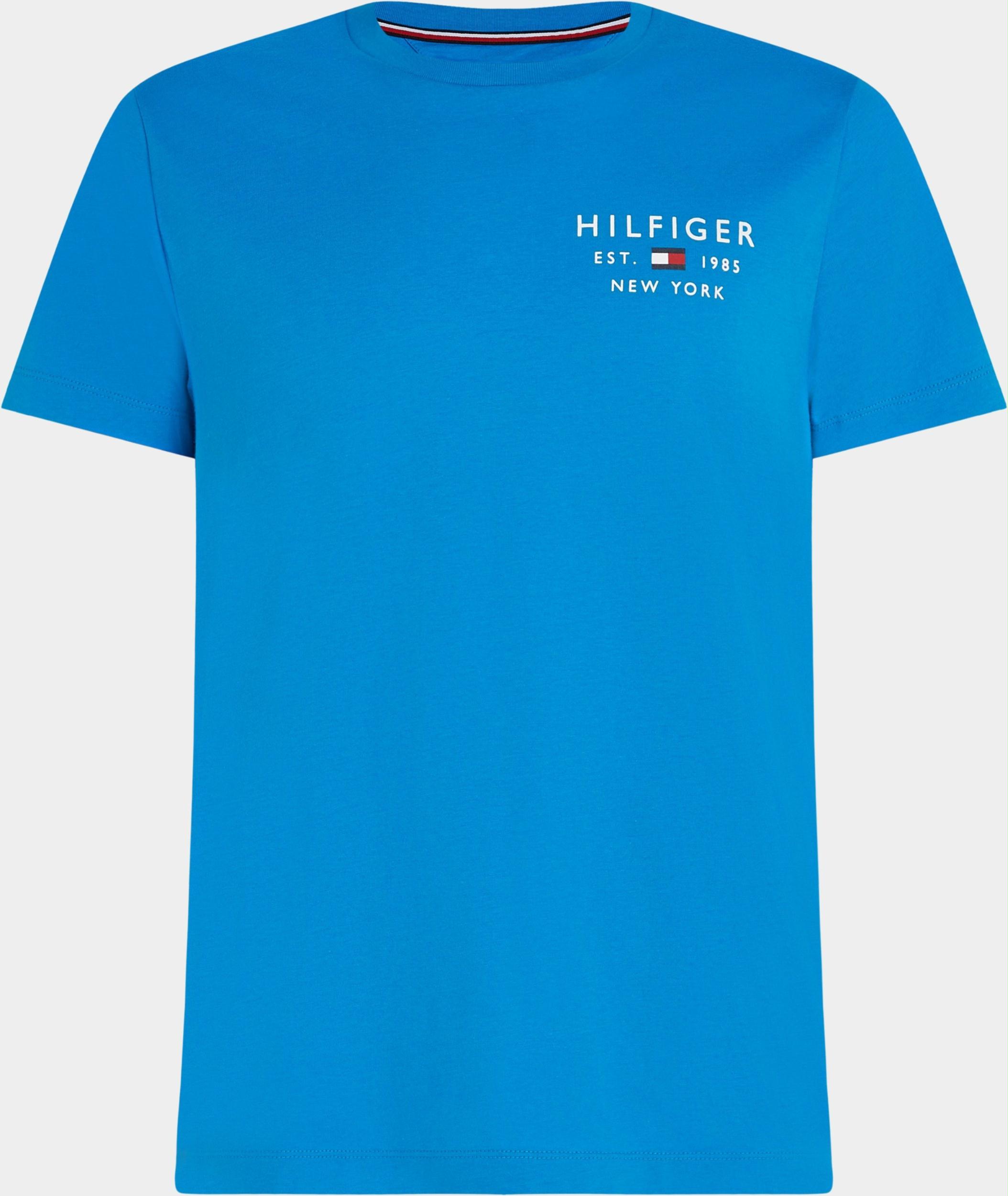 Tommy Hilfiger T-shirt korte mouw Blauw Brand love small logo MW0MW30033/CZW