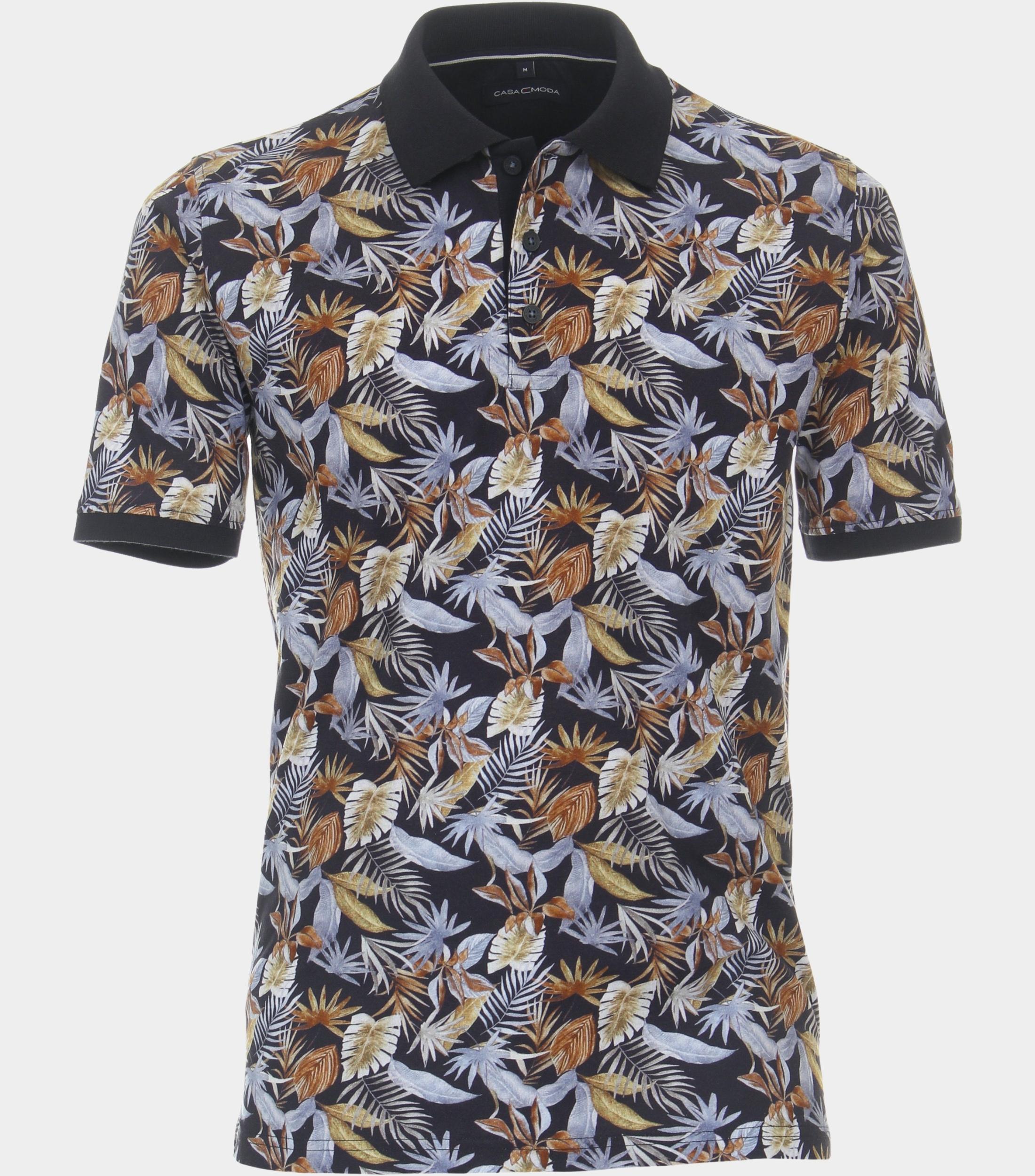 Casamoda Polo korte mouw Blauw Polo 934058300/108