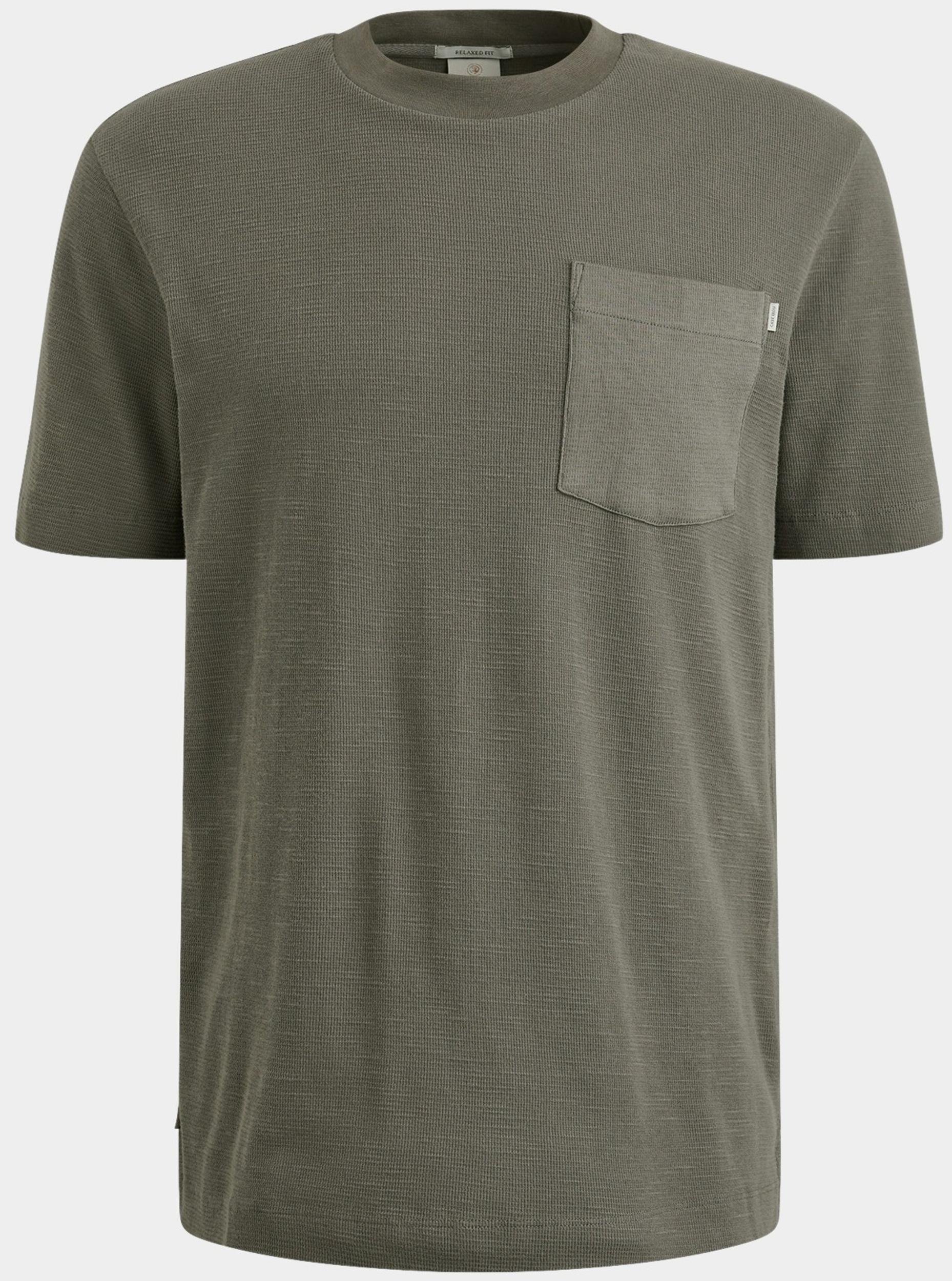 Cast Iron T-shirt korte mouw Grijs Short sleeve r-neck regular f CTSS2504582/9133