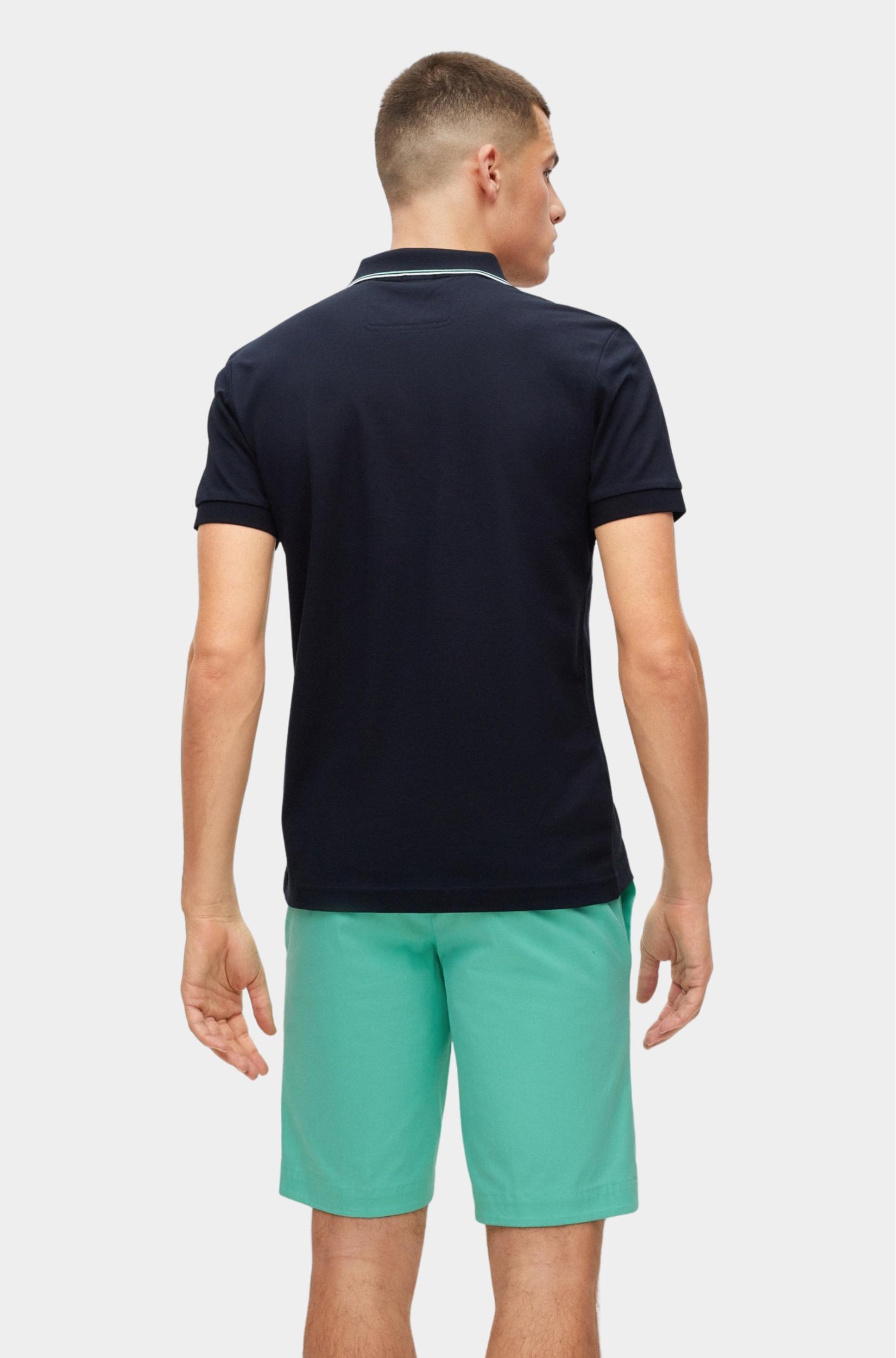 BOSS Green Polo korte mouw Blauw Paule 4 10241781 01 50469391/408