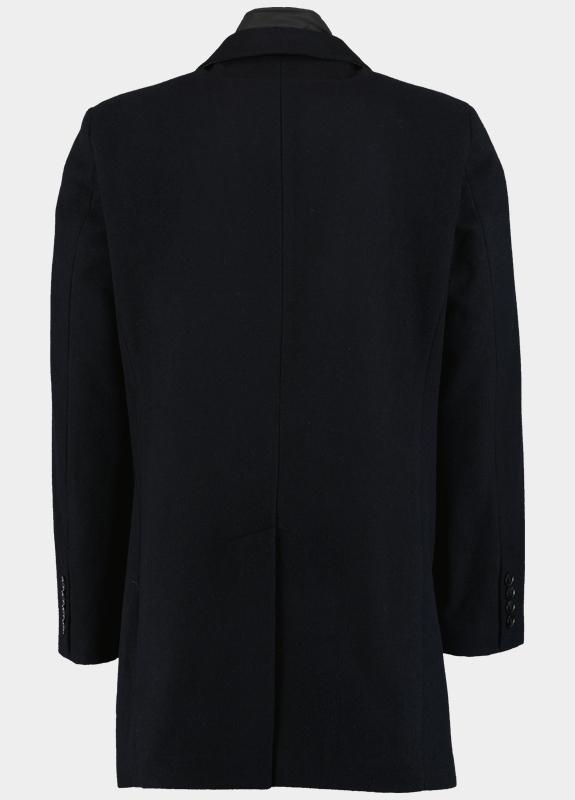 Commander Wollen Jas Blauw Wollmantel mit Inlet 213013459/607