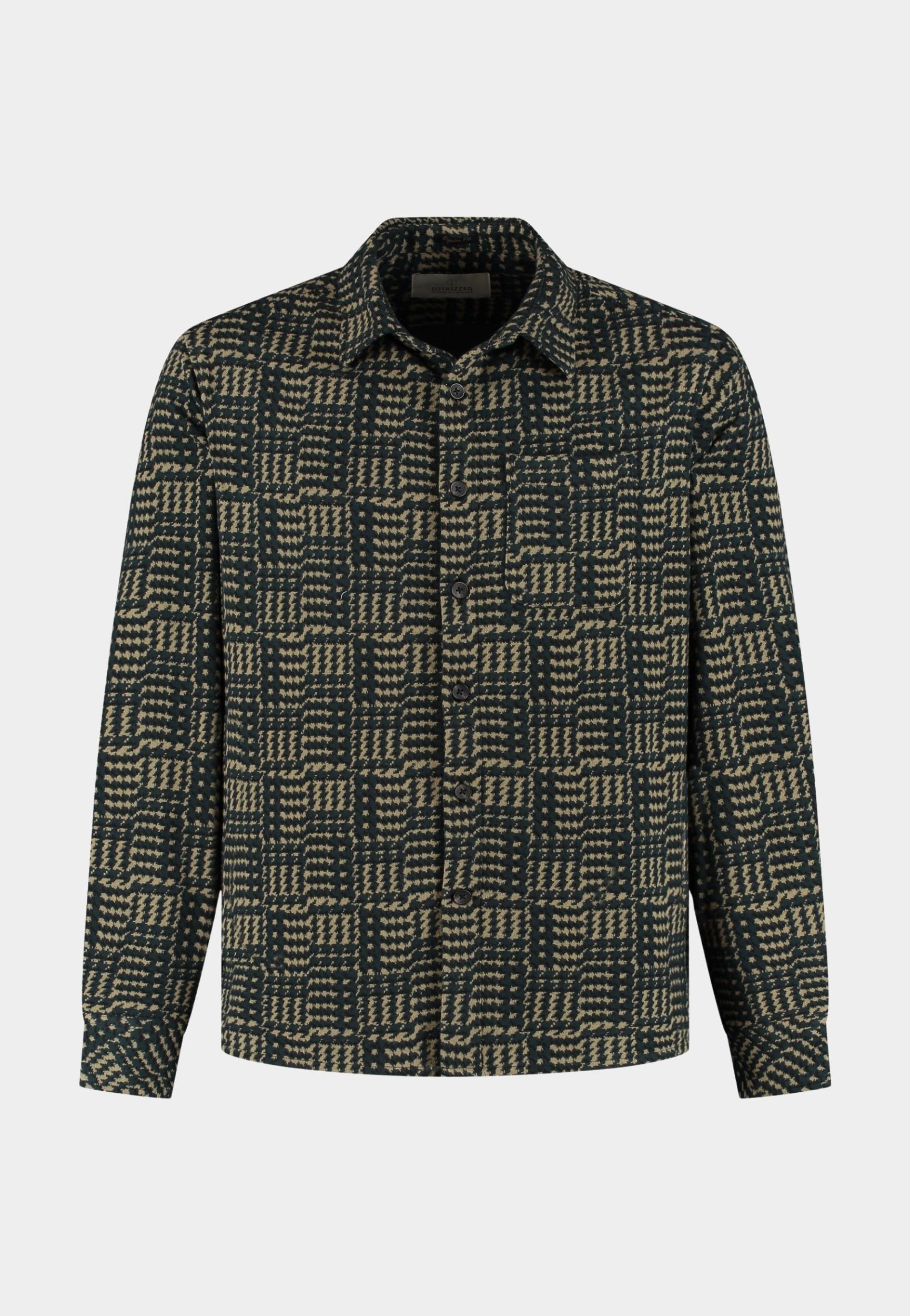 Dstrezzed Casual hemd lange mouw Bruin DS_Gus Flannel Shirt 303882-AW25/275