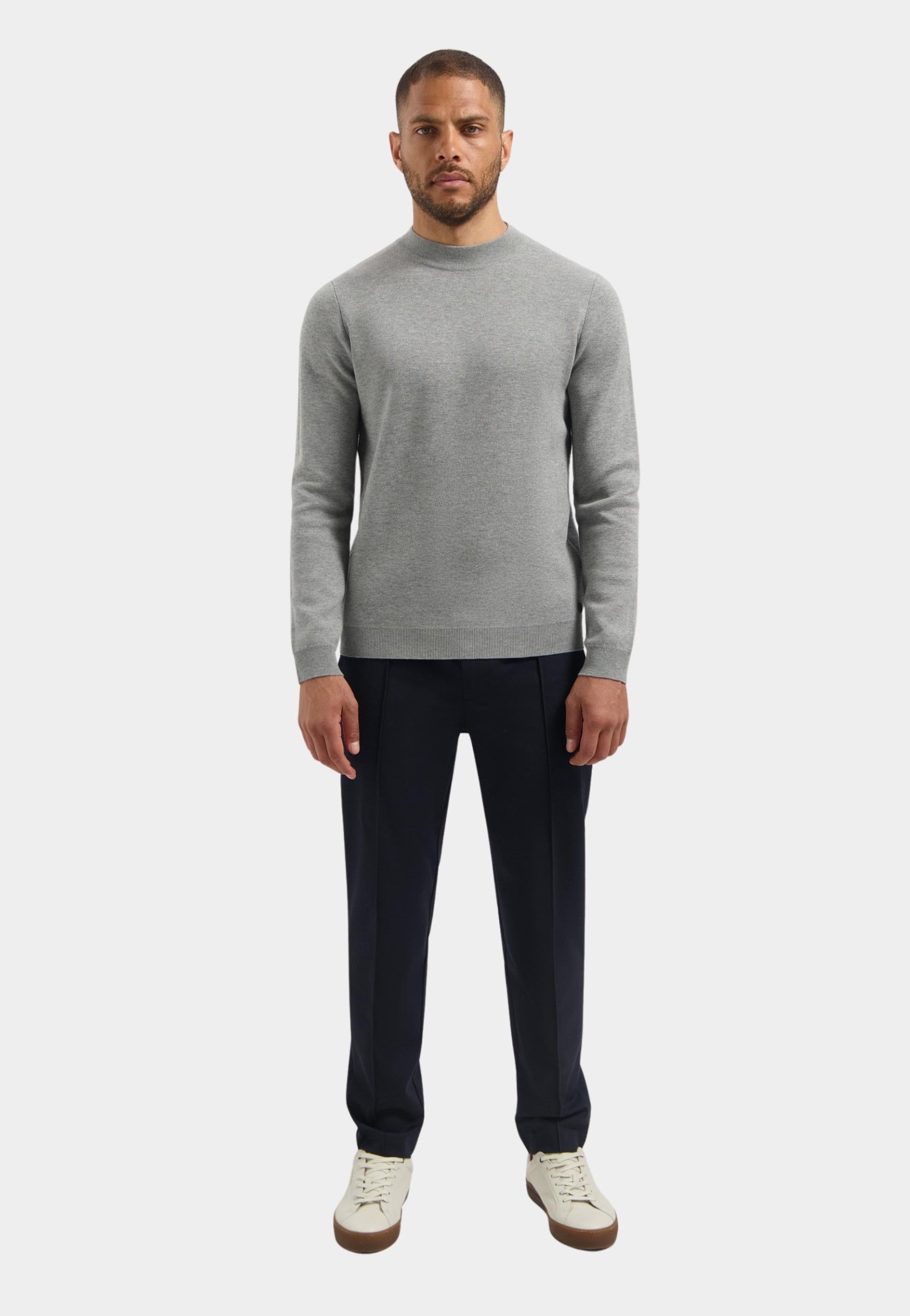 Dstrezzed Pullover Grijs Archer Mocknek 405940/898