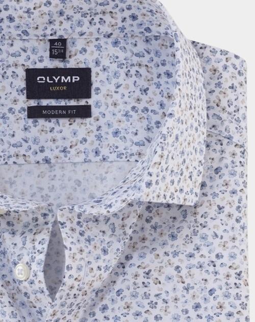 Olymp Business hemd lange mouw Wit 129674-Hemden 129674/00