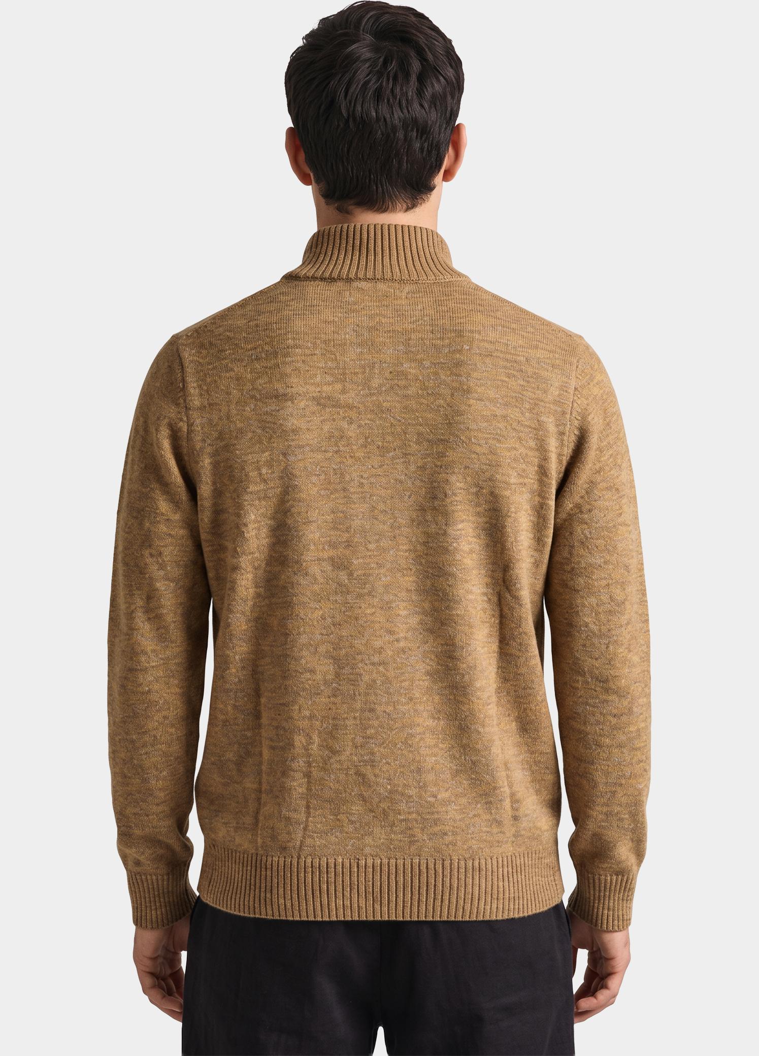 Bos Half Zip Geel  1111/Dark Musterd