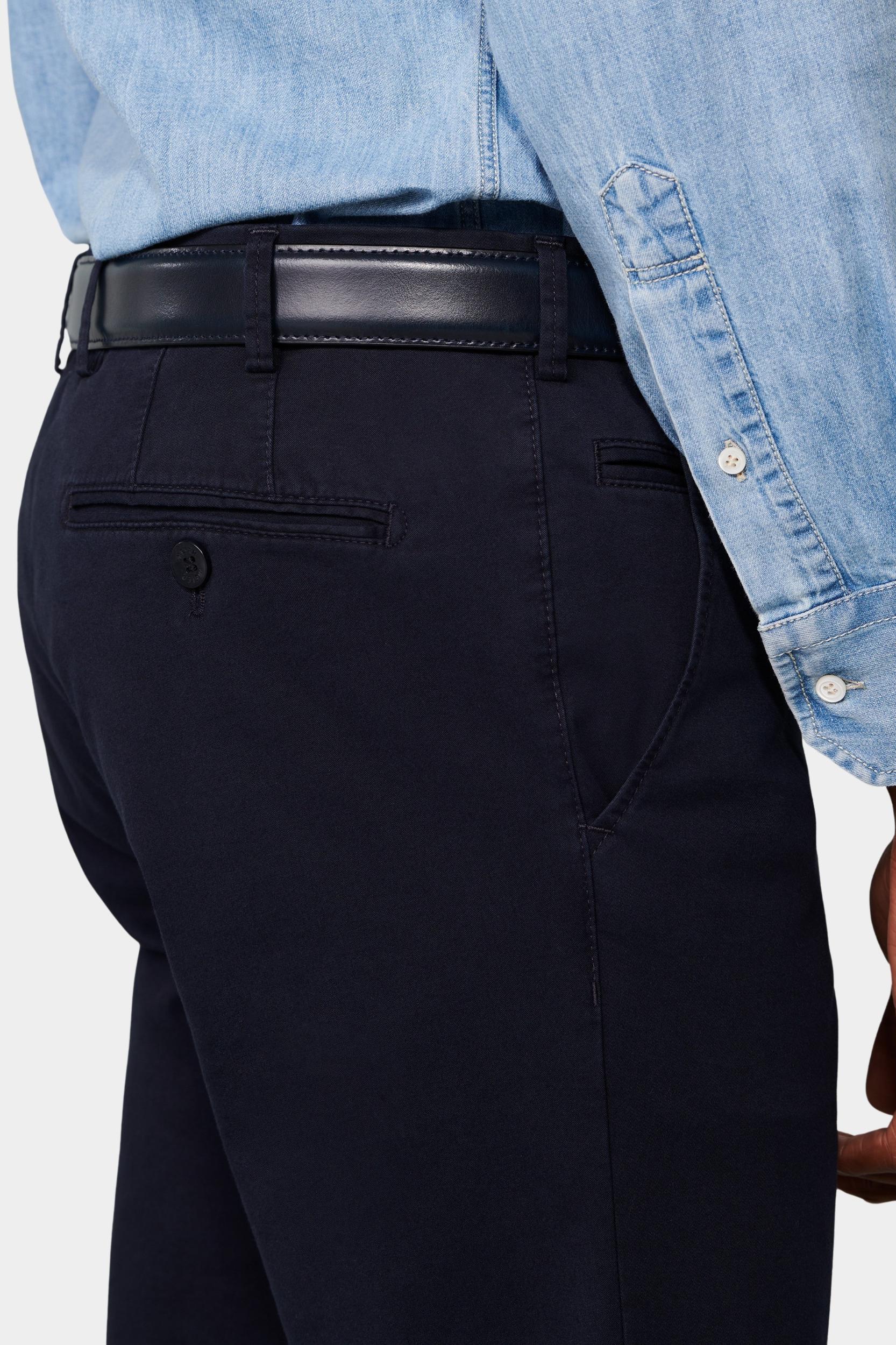 Meyer Katoenen Broek Blauw BONN Art.9-3004 1029300400/19