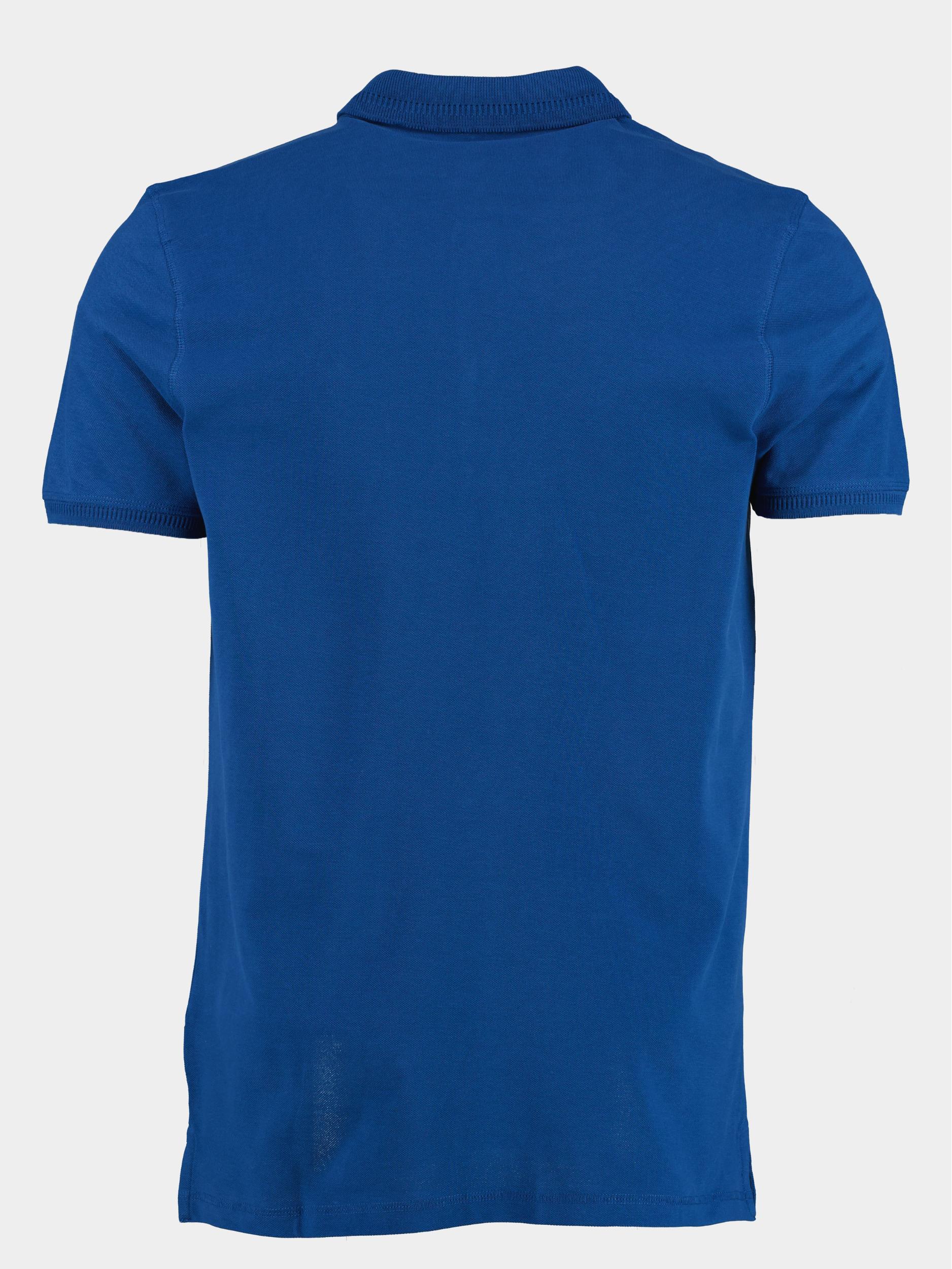 Basefield Polo korte mouw Blauw Polo Shirt 1/2 Arm 219017704/611