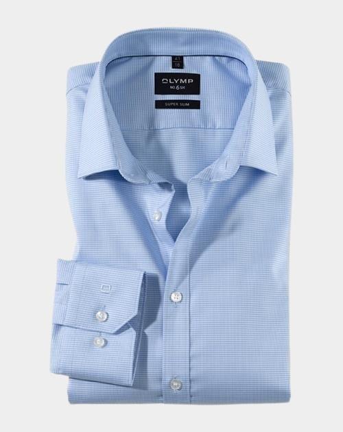 Olymp Business hemd lange mouw Blauw 0465/64 Hemden 046564/11
