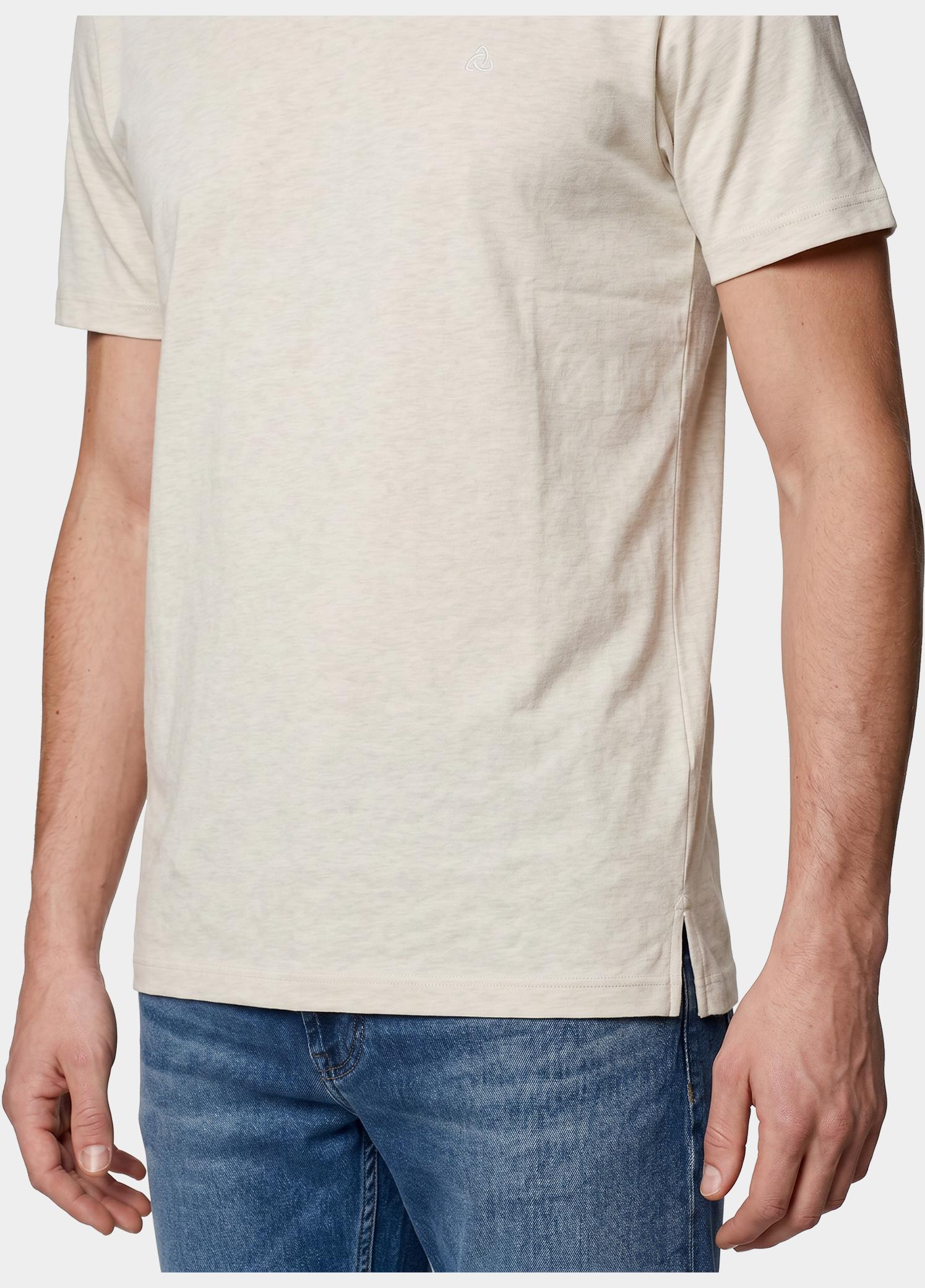 Scotland Blue T-shirt heren Beige Dynand T-shirt SPE25108DY42SB/820 sand